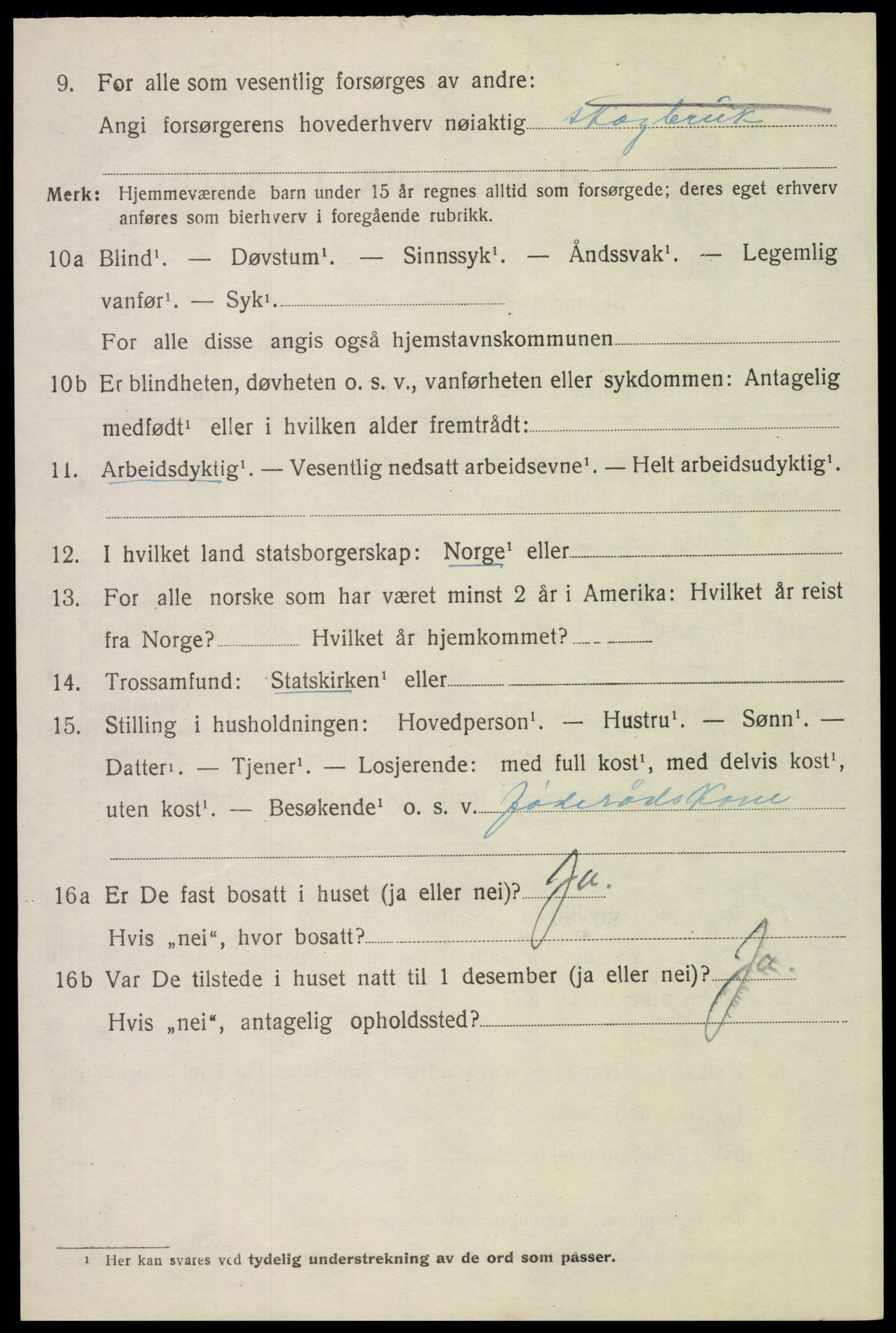 SAH, Folketelling 1920 for 0428 Trysil herred, 1920, s. 13012