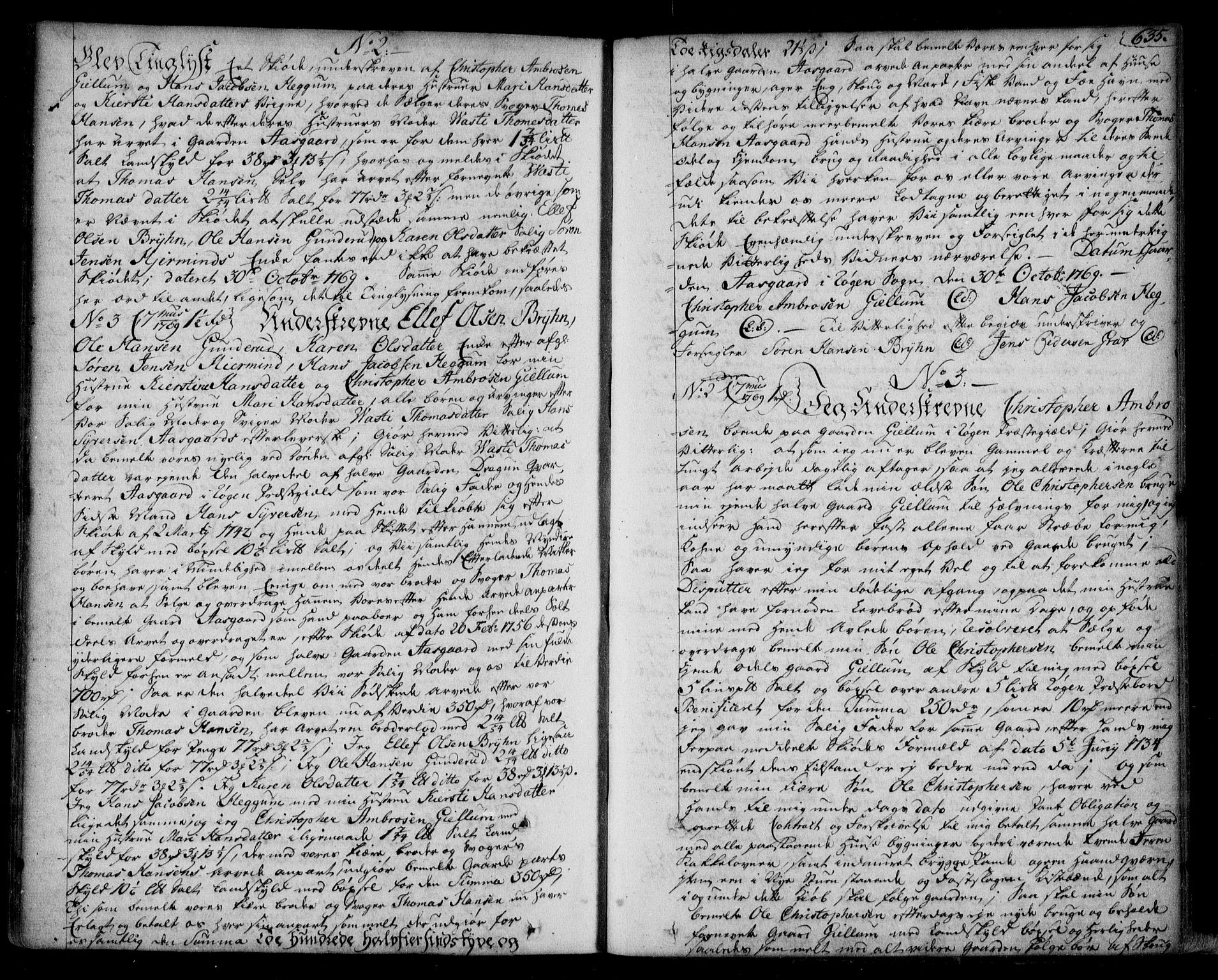 Lier, Røyken og Hurum sorenskriveri, SAKO/A-89/G/Ga/Gaa/L0003: Pantebok nr. III, 1756-1771, s. 635