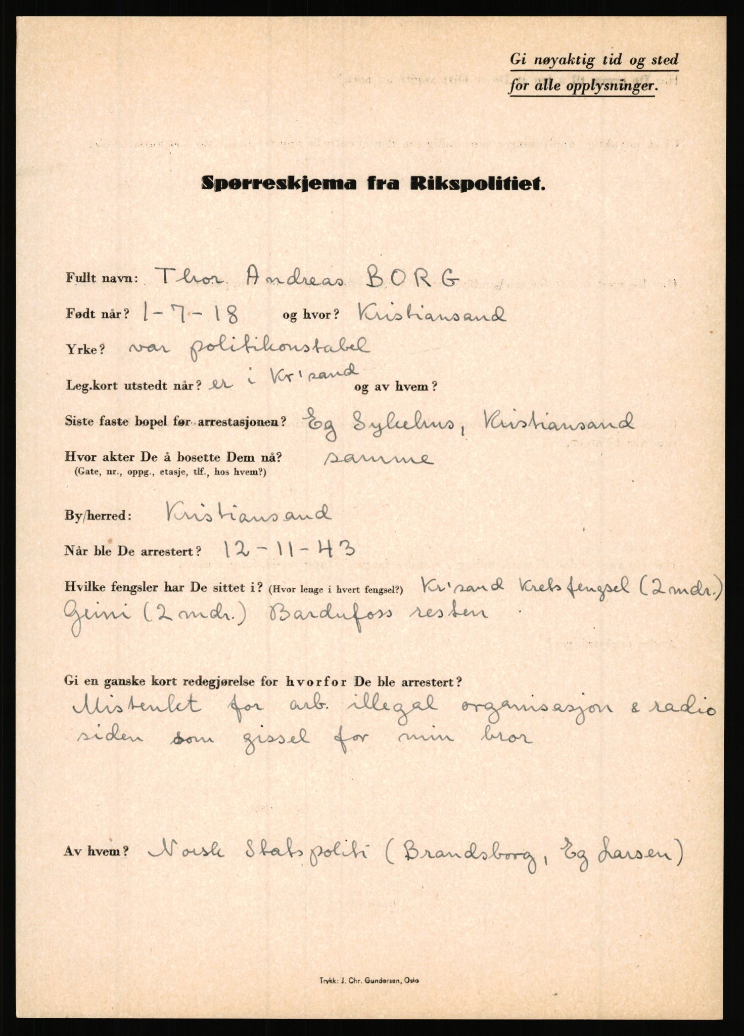 Rikspolitisjefen, AV/RA-S-1560/L/L0002: Berg, Alf - Bråthen, Thorleif, 1940-1945, s. 754