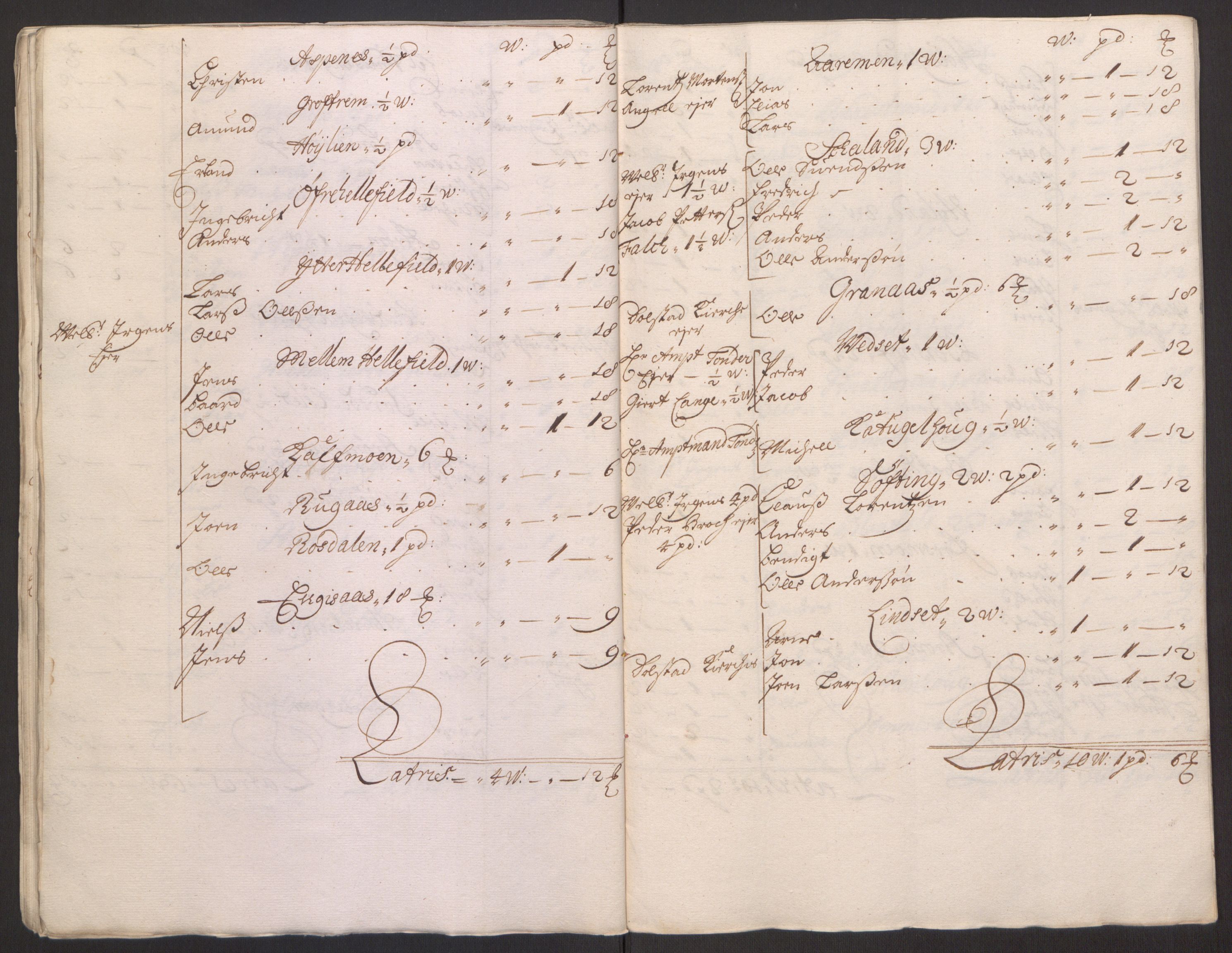 Rentekammeret inntil 1814, Reviderte regnskaper, Fogderegnskap, RA/EA-4092/R65/L4505: Fogderegnskap Helgeland, 1693-1696, s. 47