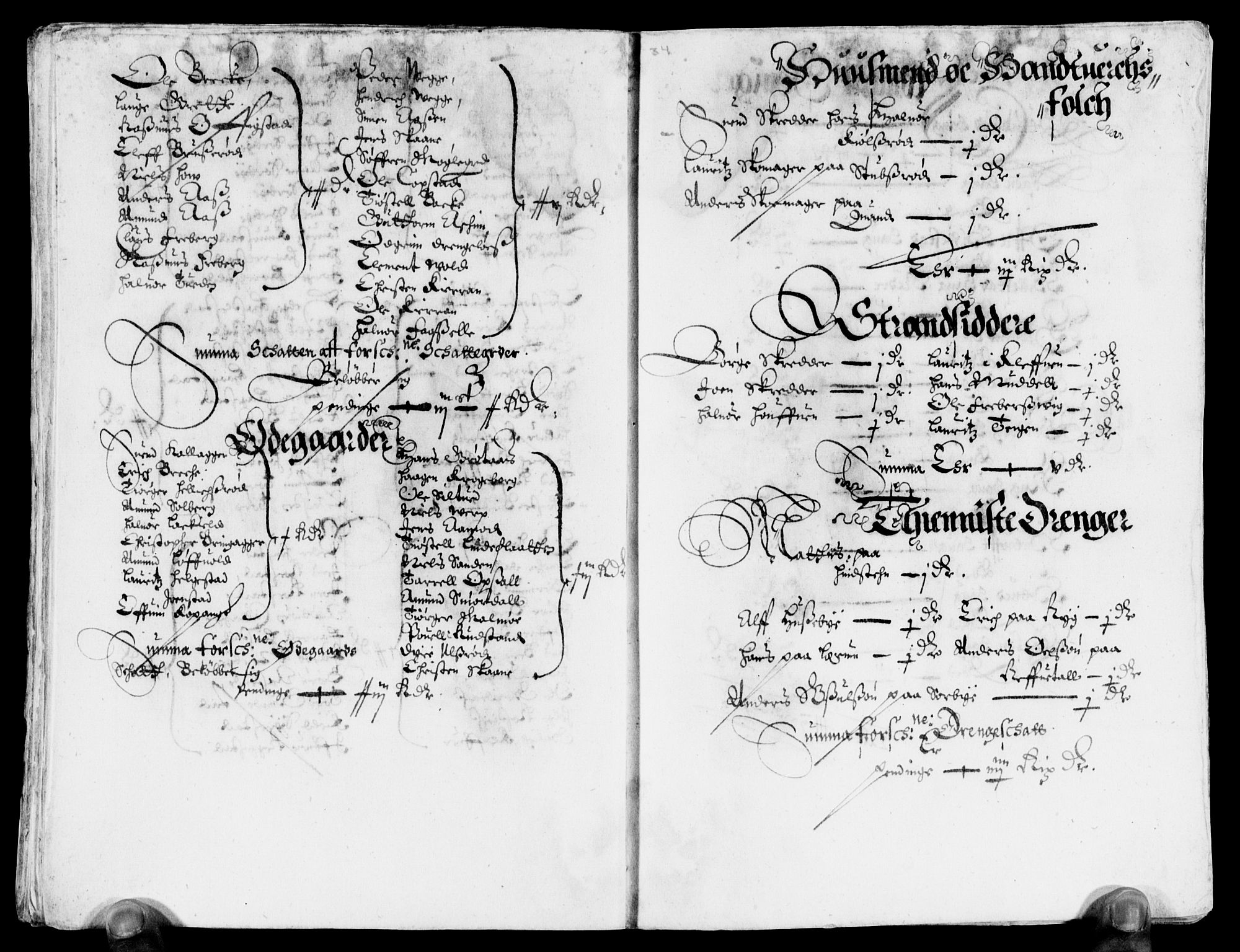 Rentekammeret inntil 1814, Reviderte regnskaper, Lensregnskaper, AV/RA-EA-5023/R/Rb/Rbo/L0024: Tønsberg len, 1642-1644