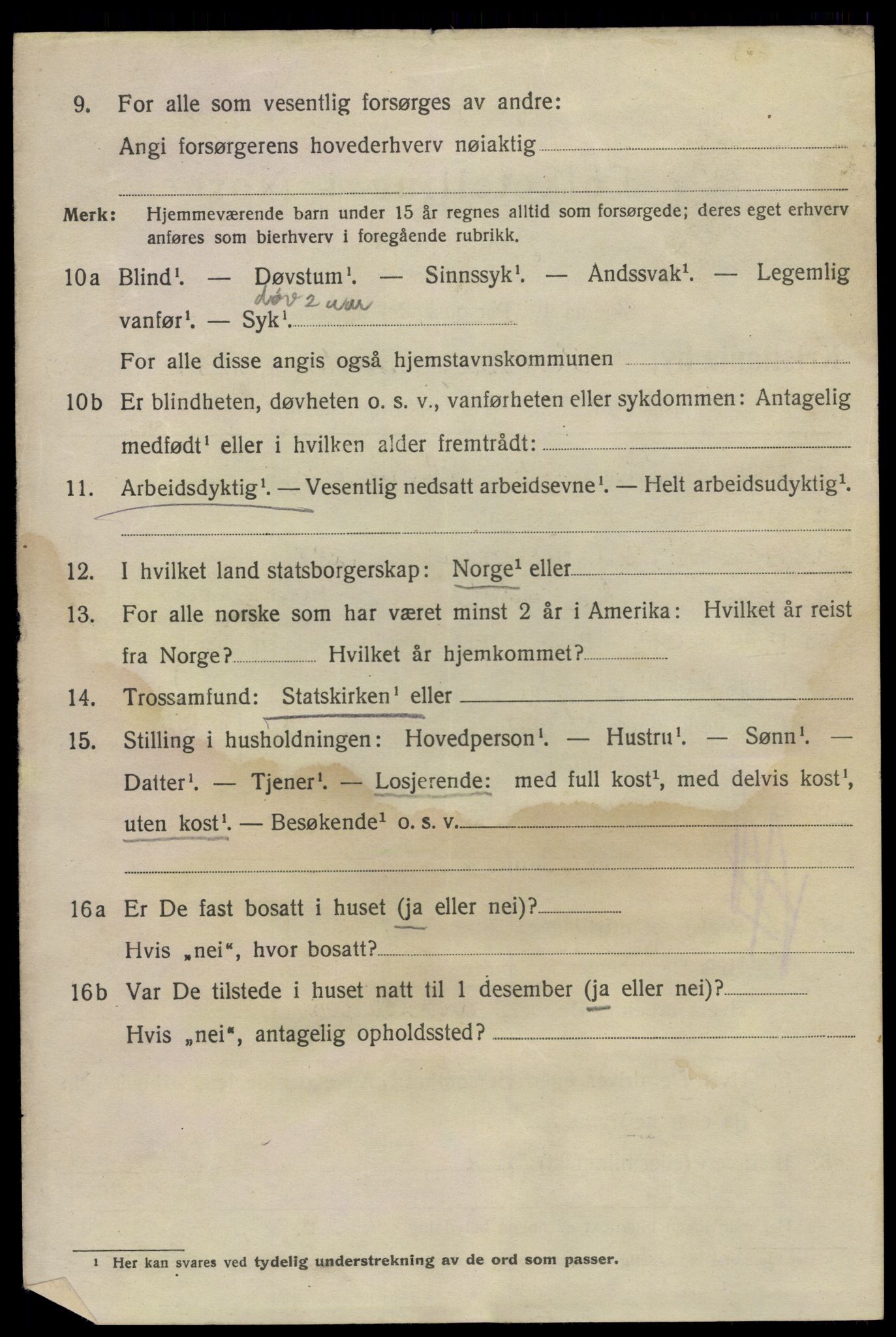 SAO, Folketelling 1920 for 0301 Kristiania kjøpstad, 1920, s. 508894