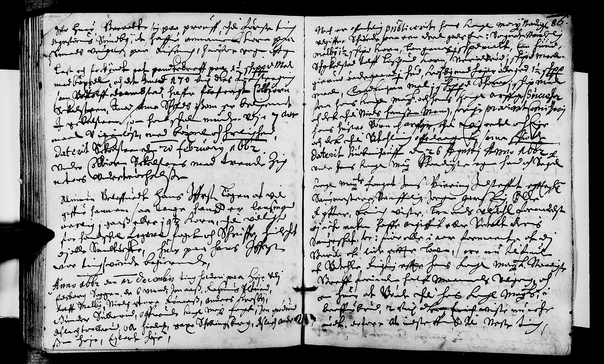 Heggen og Frøland sorenskriveri I, SAO/A-11556/F/Fb/L0004: Tingbok, 1661-1662, s. 85b-86a