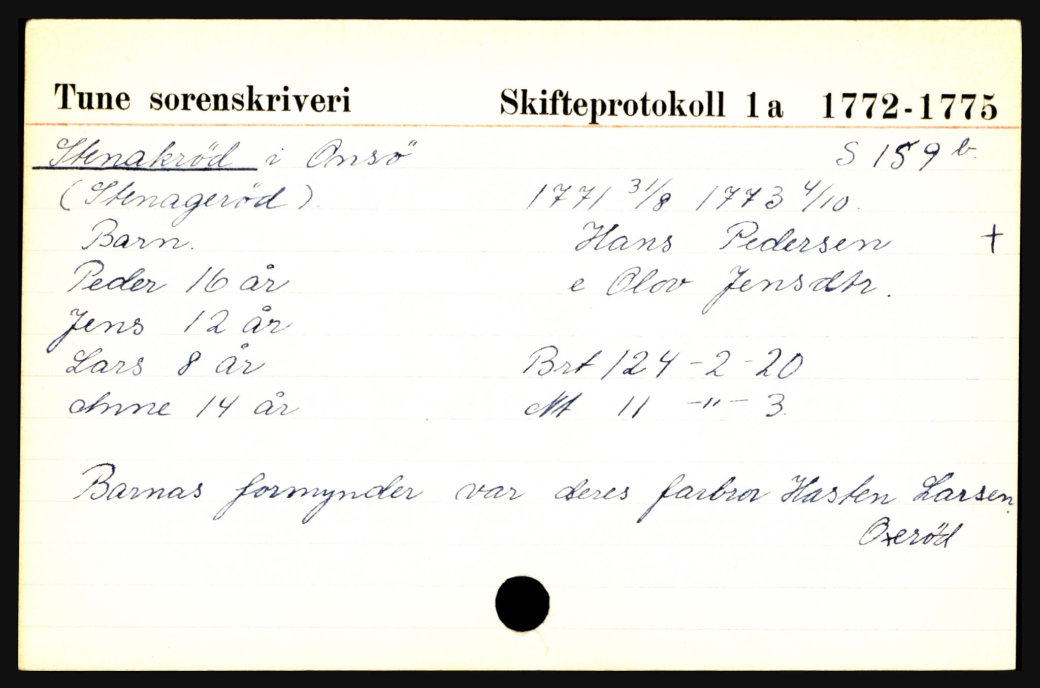 Tune sorenskriveri, SAO/A-10470/H, 1772-1799, s. 956