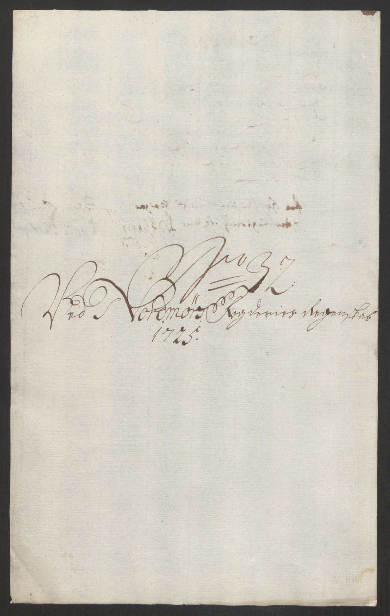 Rentekammeret inntil 1814, Reviderte regnskaper, Fogderegnskap, AV/RA-EA-4092/R56/L3758: Fogderegnskap Nordmøre, 1725, s. 246