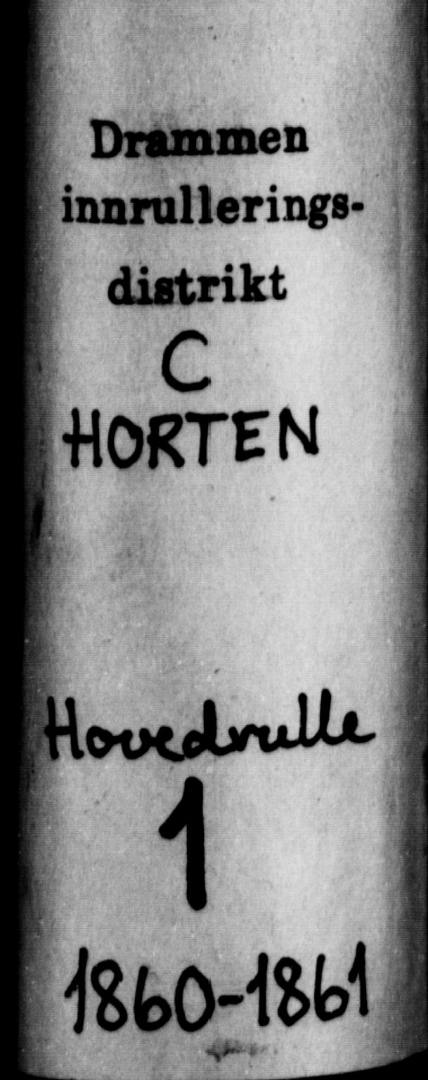 Horten innrulleringskontor, SAKO/A-785/F/Fc/L0001: Hovedrulle, 1860-1861, s. 1