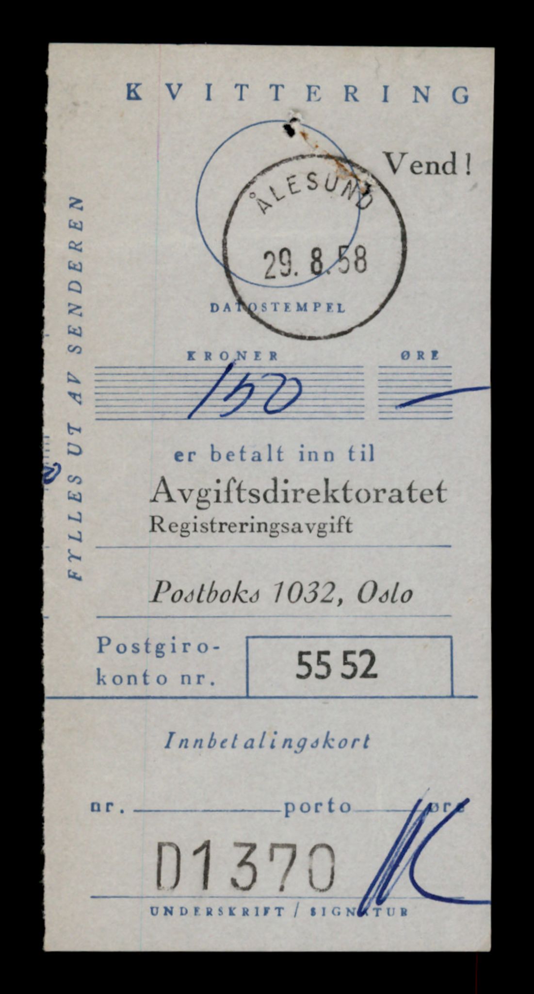 Møre og Romsdal vegkontor - Ålesund trafikkstasjon, AV/SAT-A-4099/F/Fe/L0040: Registreringskort for kjøretøy T 13531 - T 13709, 1927-1998, s. 550