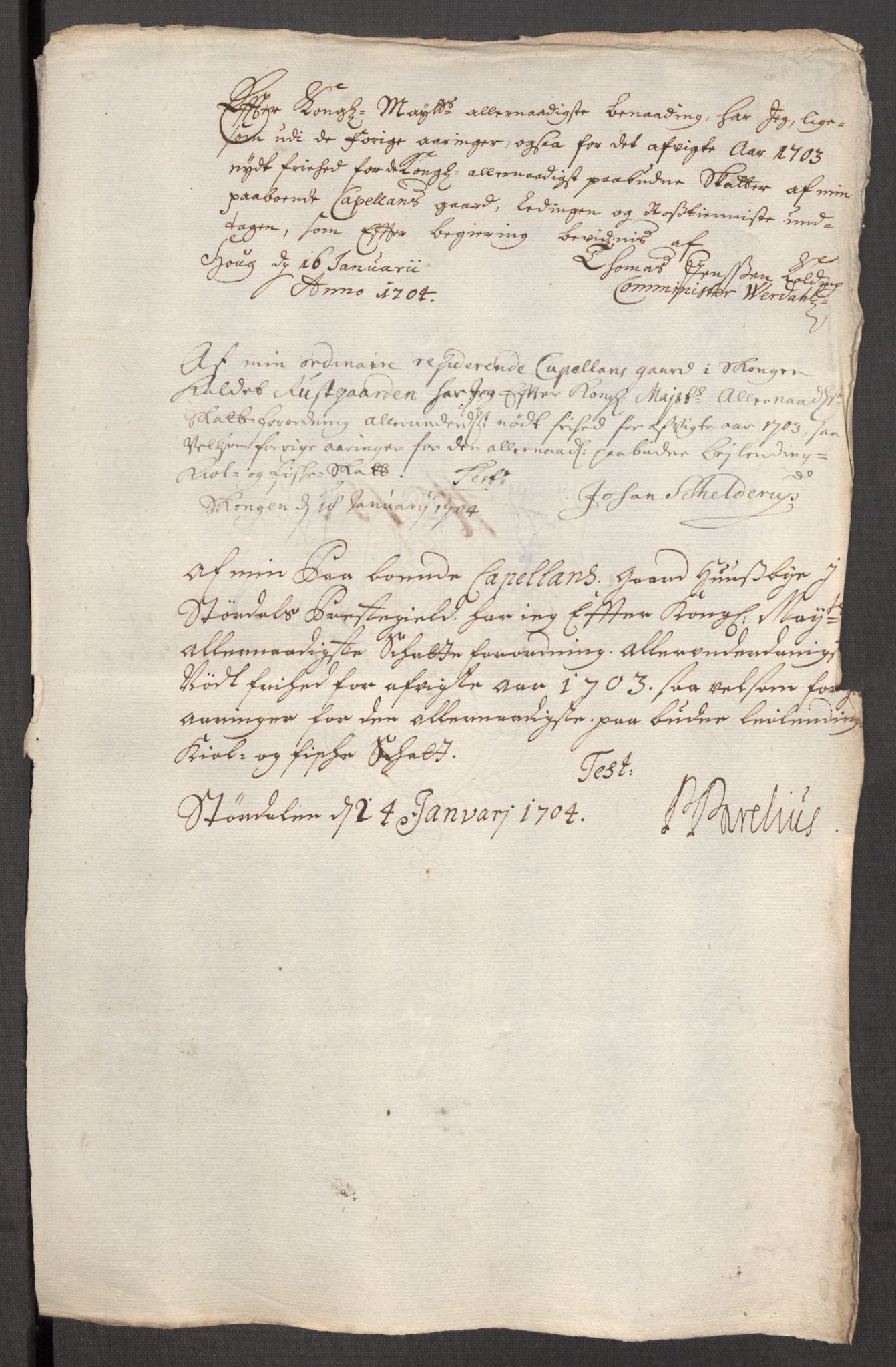 Rentekammeret inntil 1814, Reviderte regnskaper, Fogderegnskap, RA/EA-4092/R62/L4194: Fogderegnskap Stjørdal og Verdal, 1703, s. 201