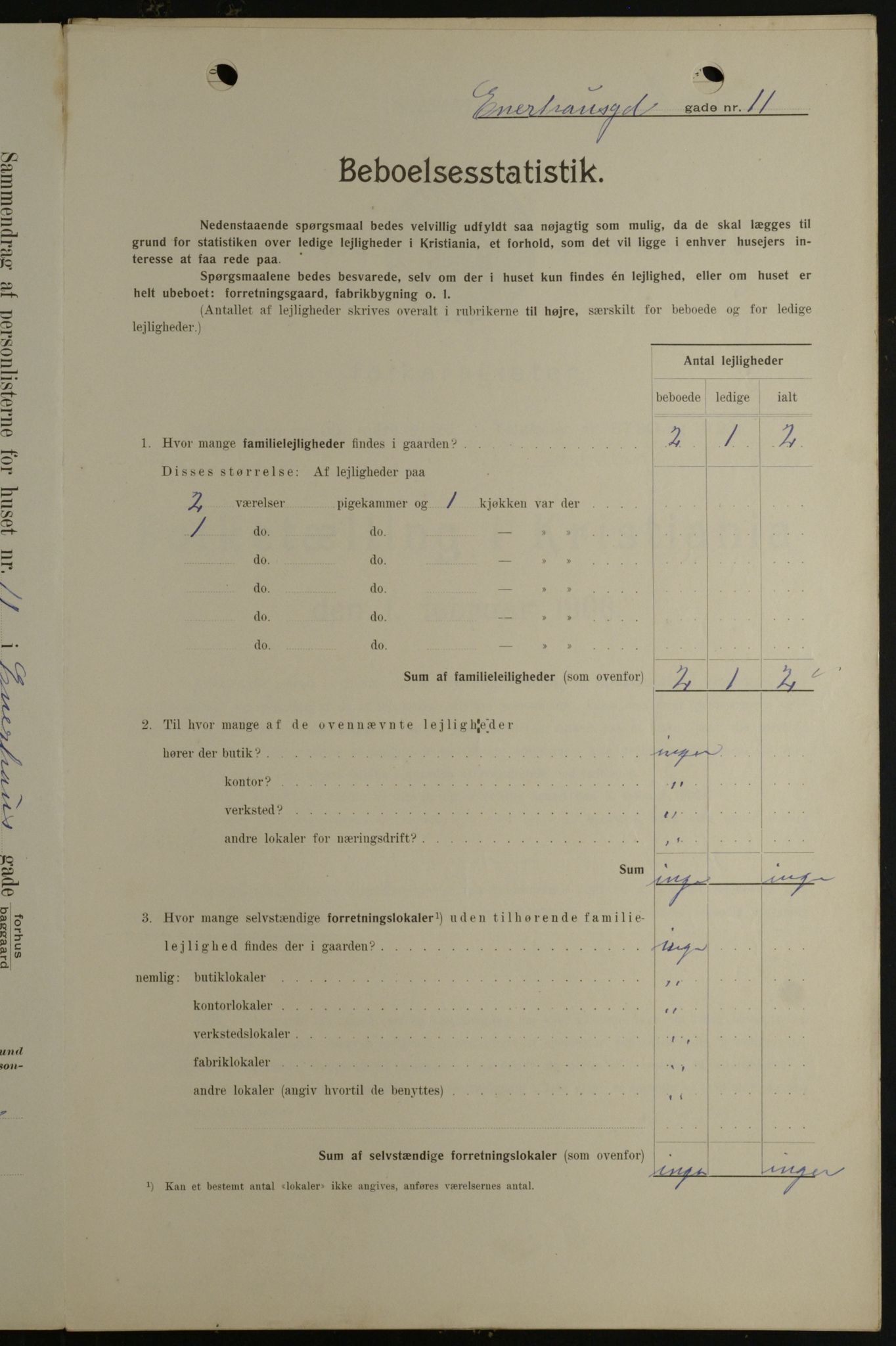 OBA, Kommunal folketelling 1.2.1908 for Kristiania kjøpstad, 1908, s. 19658