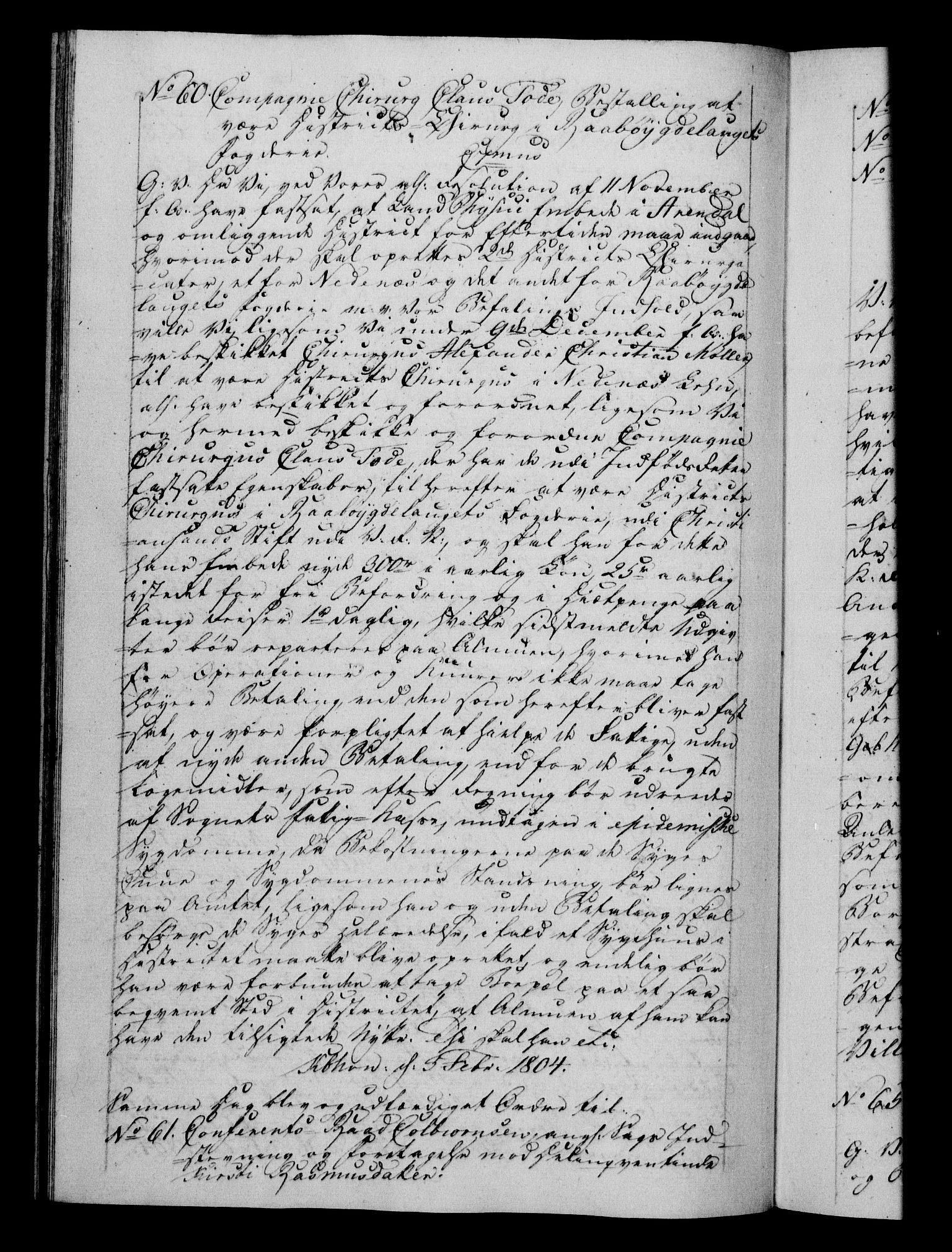 Danske Kanselli 1800-1814, RA/EA-3024/H/Hf/Hfb/Hfba/L0002: Registranter, 1802-1804, s. 222b
