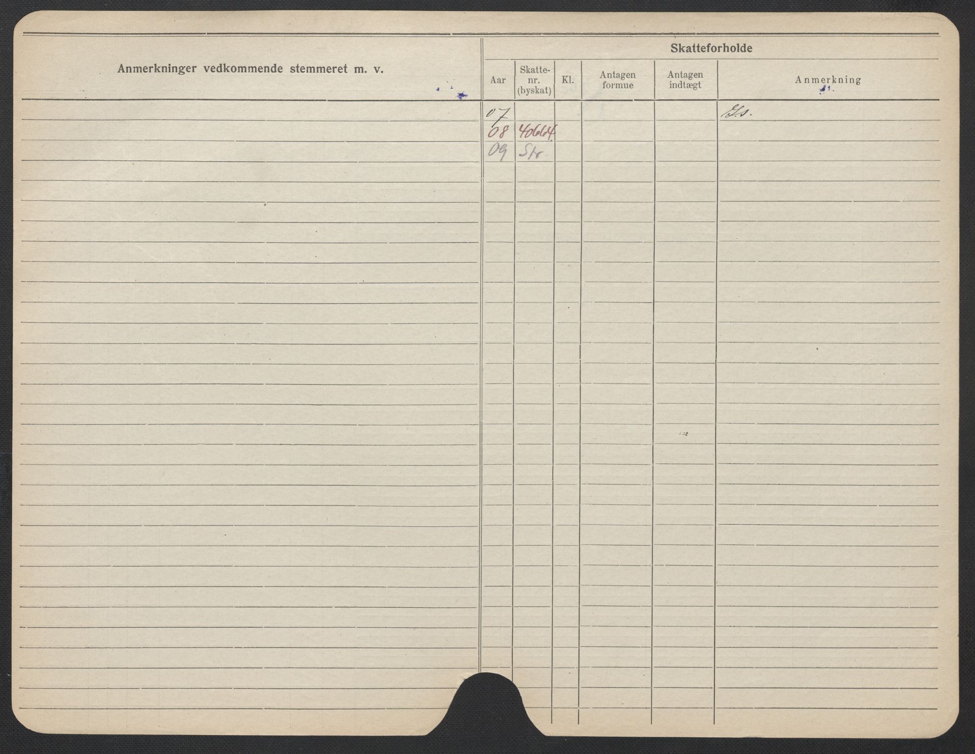 Oslo folkeregister, Registerkort, AV/SAO-A-11715/F/Fa/Fac/L0024: Kvinner, 1906-1914, s. 403b