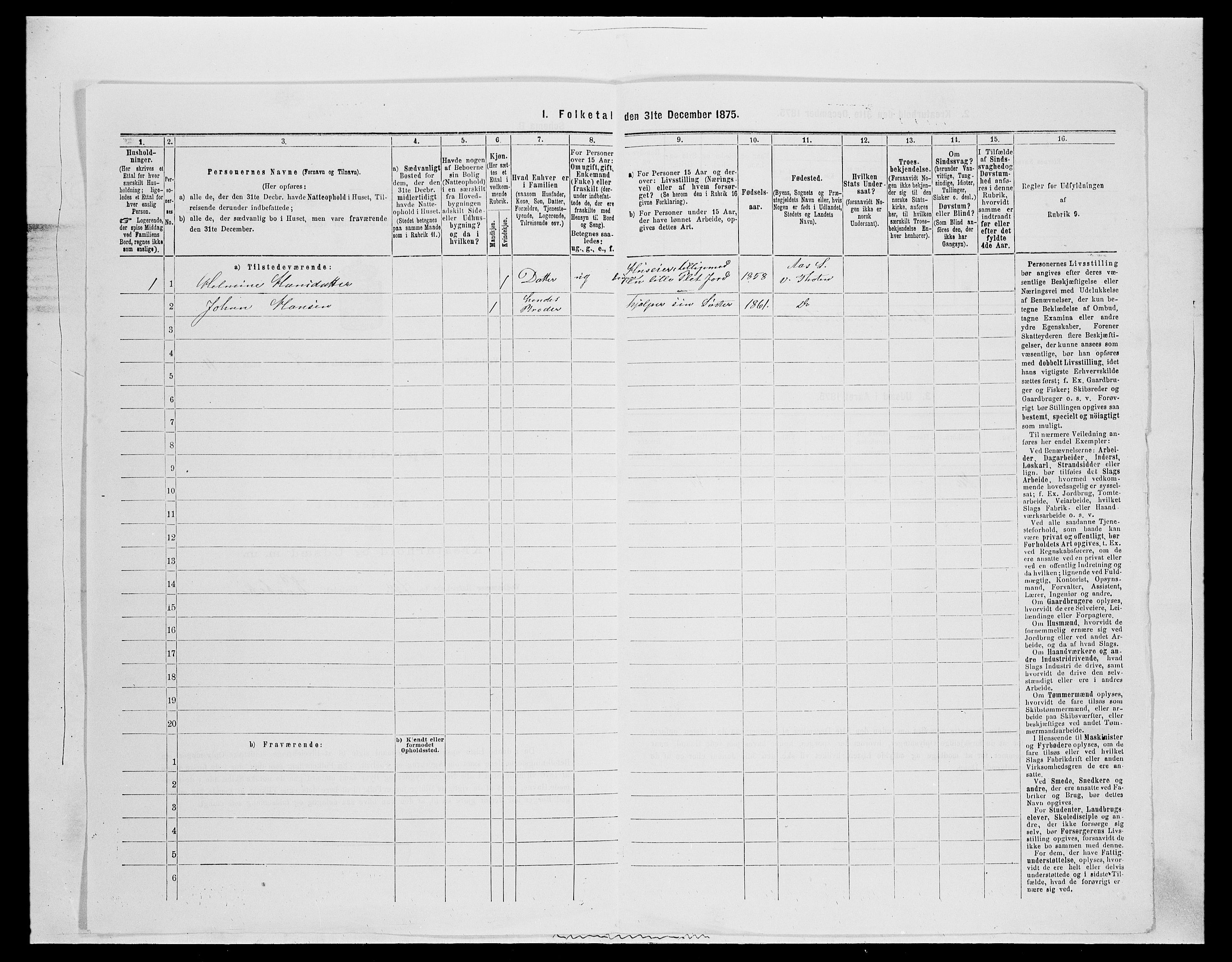 SAH, Folketelling 1875 for 0529P Vestre Toten prestegjeld, 1875, s. 1513