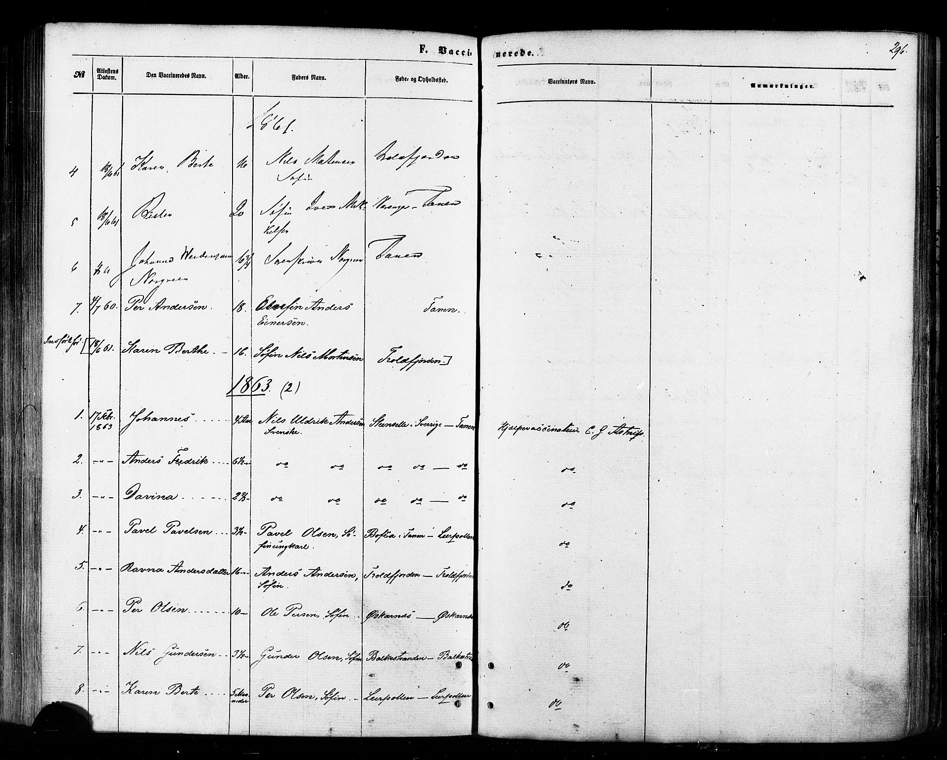 Tana sokneprestkontor, AV/SATØ-S-1334/H/Ha/L0002kirke: Ministerialbok nr. 2 /1, 1861-1877, s. 296