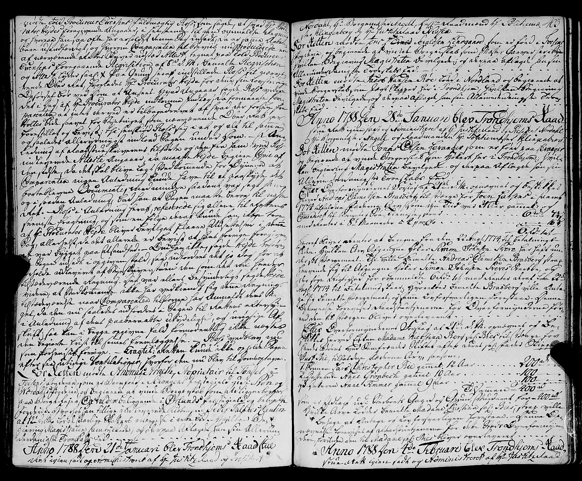 Trondheim magistrat, SAT/A-4372/A/Aa/L0017: Rådstueprotokoller, 1772-1793, s. 403