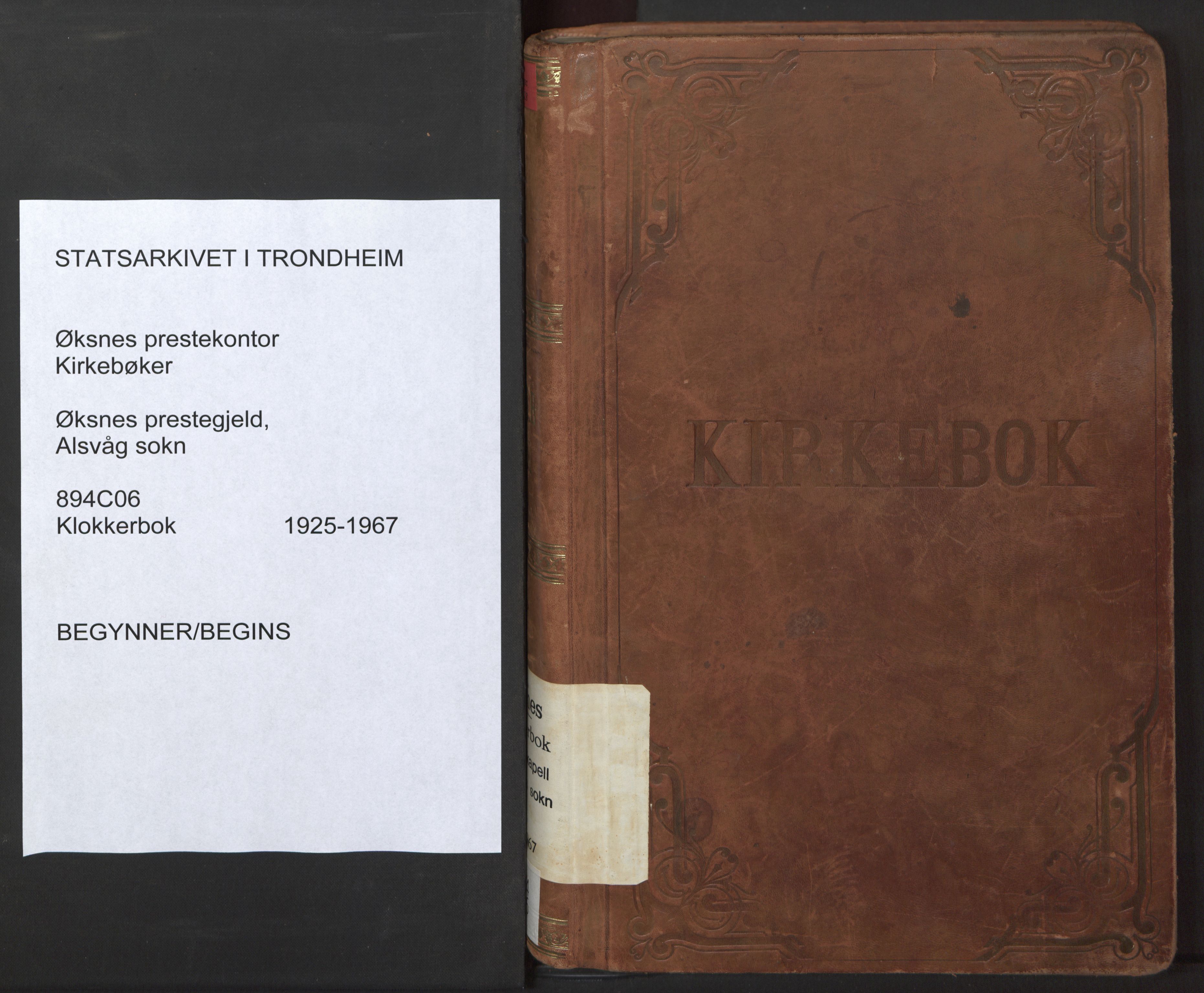 Ministerialprotokoller, klokkerbøker og fødselsregistre - Nordland, SAT/A-1459/894/L1363: Klokkerbok nr. 894C06, 1925-1967
