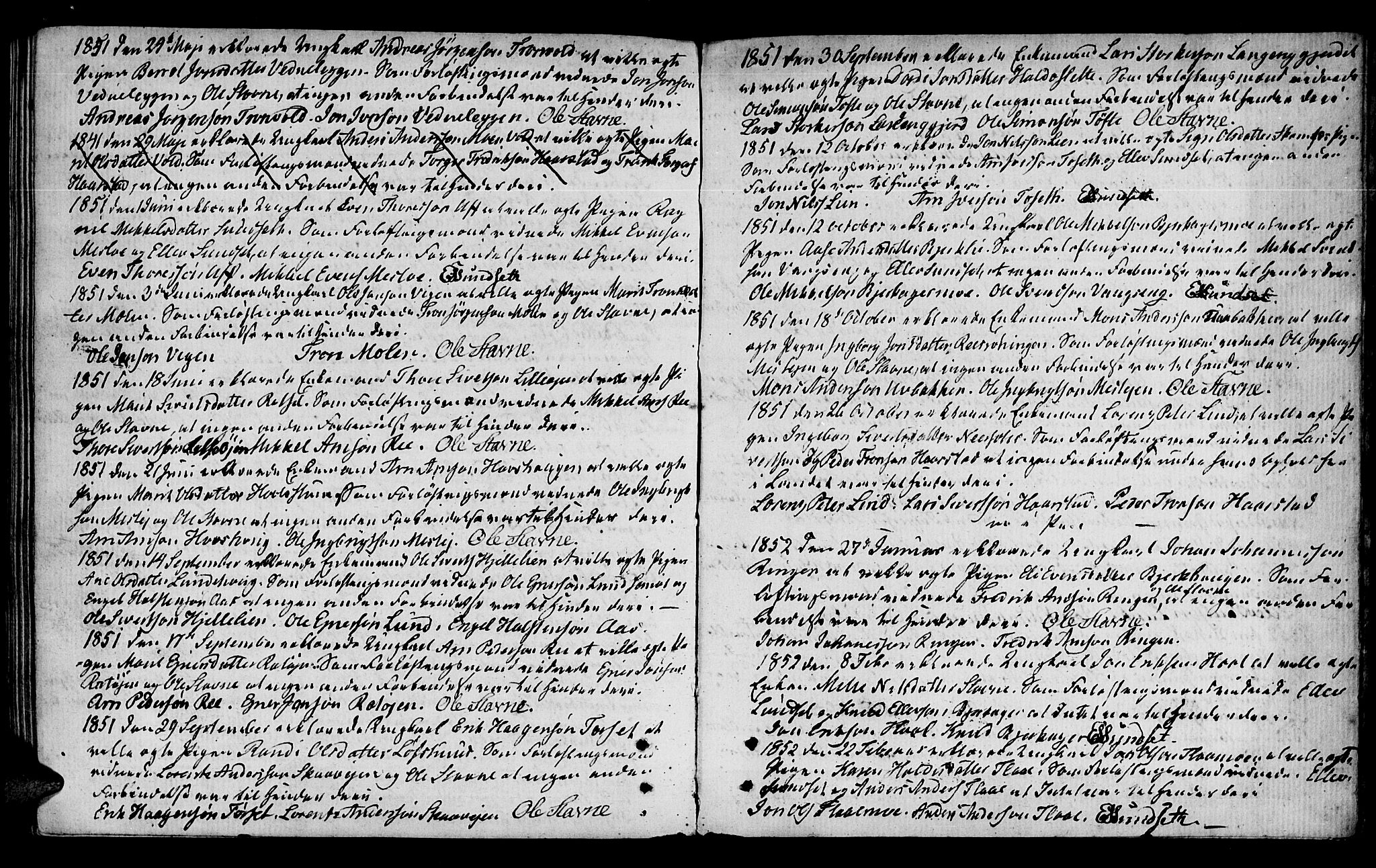 Ministerialprotokoller, klokkerbøker og fødselsregistre - Sør-Trøndelag, AV/SAT-A-1456/672/L0858: Ministerialbok nr. 672A10, 1799-1852