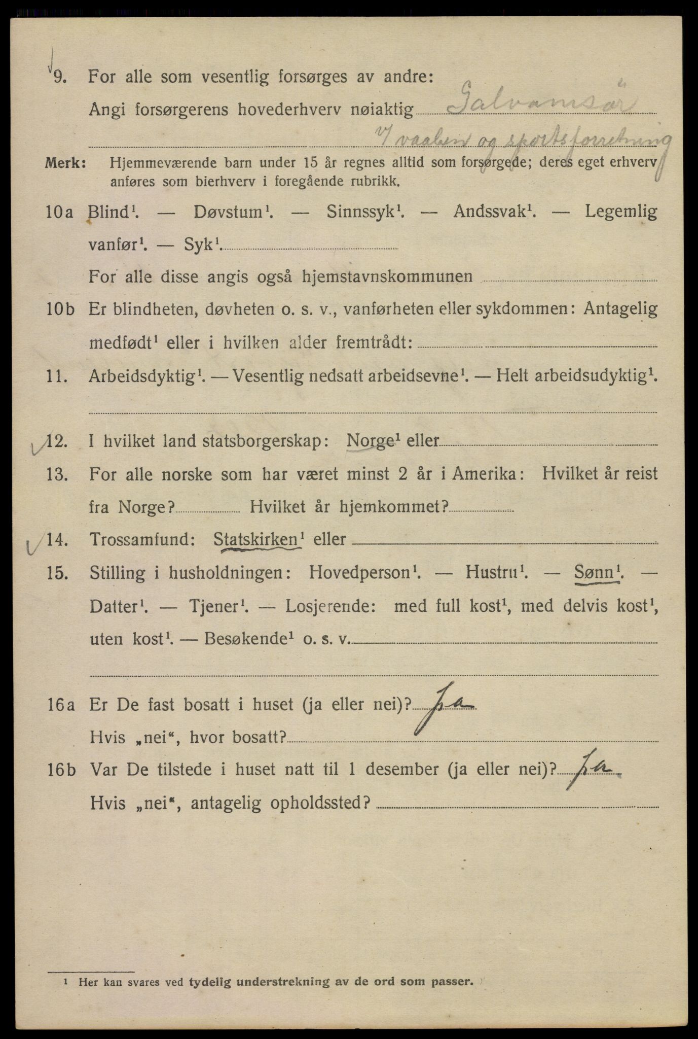 SAO, Folketelling 1920 for 0301 Kristiania kjøpstad, 1920, s. 375270