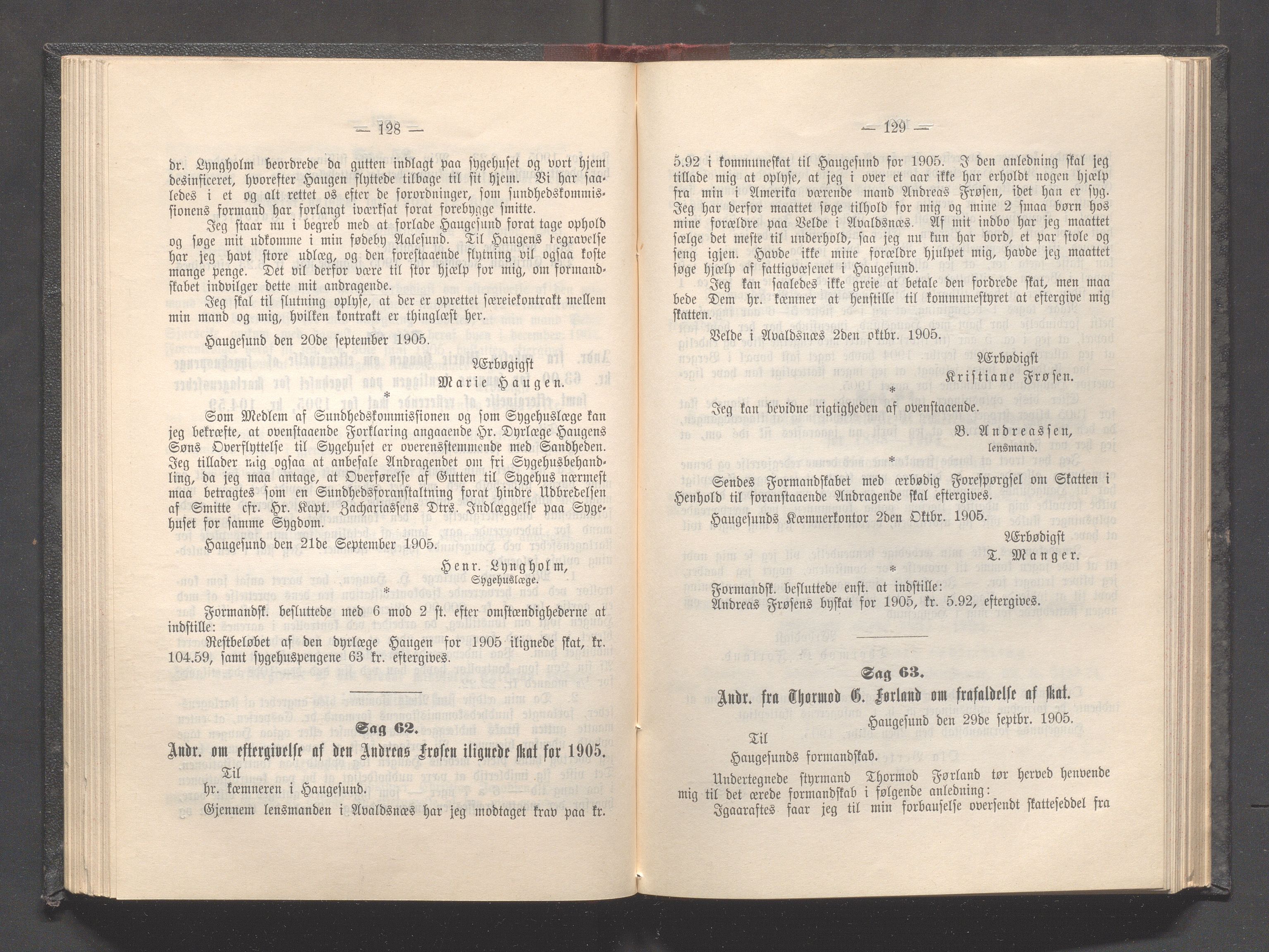 Haugesund kommune - Formannskapet og Bystyret, IKAR/A-740/A/Abb/L0001: Bystyreforhandlinger, 1889-1907, s. 622