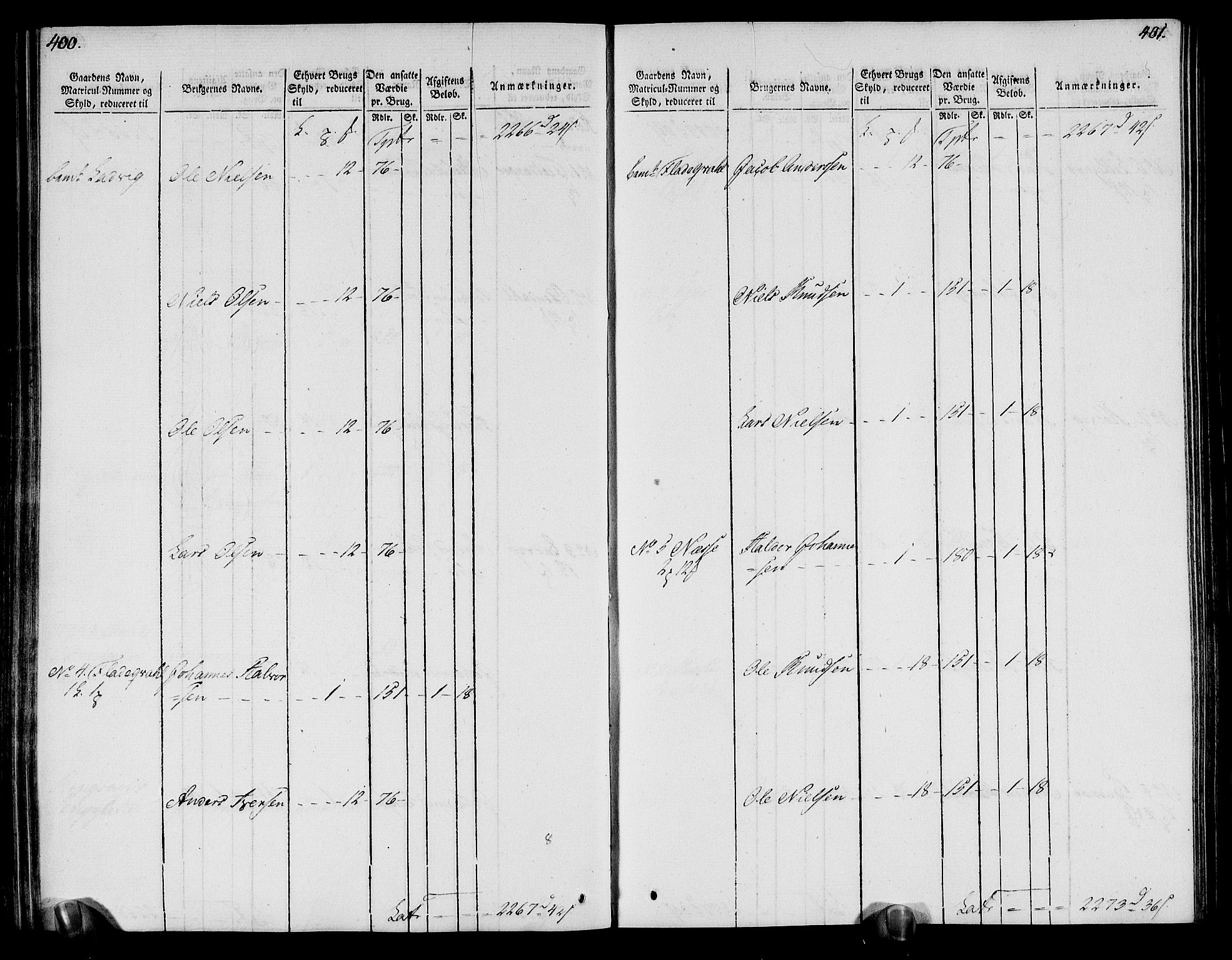 Rentekammeret inntil 1814, Realistisk ordnet avdeling, RA/EA-4070/N/Ne/Nea/L0113: Nordhordland og Voss fogderi. Oppebørselsregister, 1803-1804, s. 208