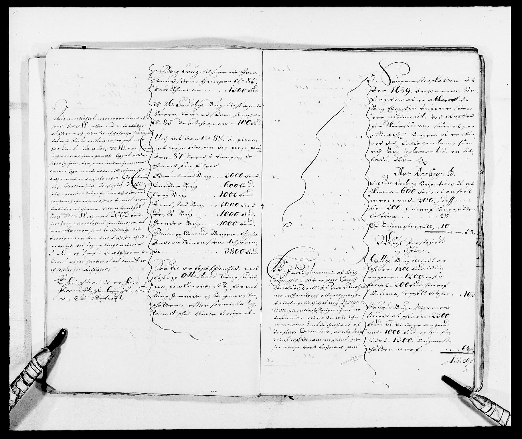 Rentekammeret inntil 1814, Reviderte regnskaper, Fogderegnskap, AV/RA-EA-4092/R09/L0436: Fogderegnskap Follo, 1685-1691, s. 280