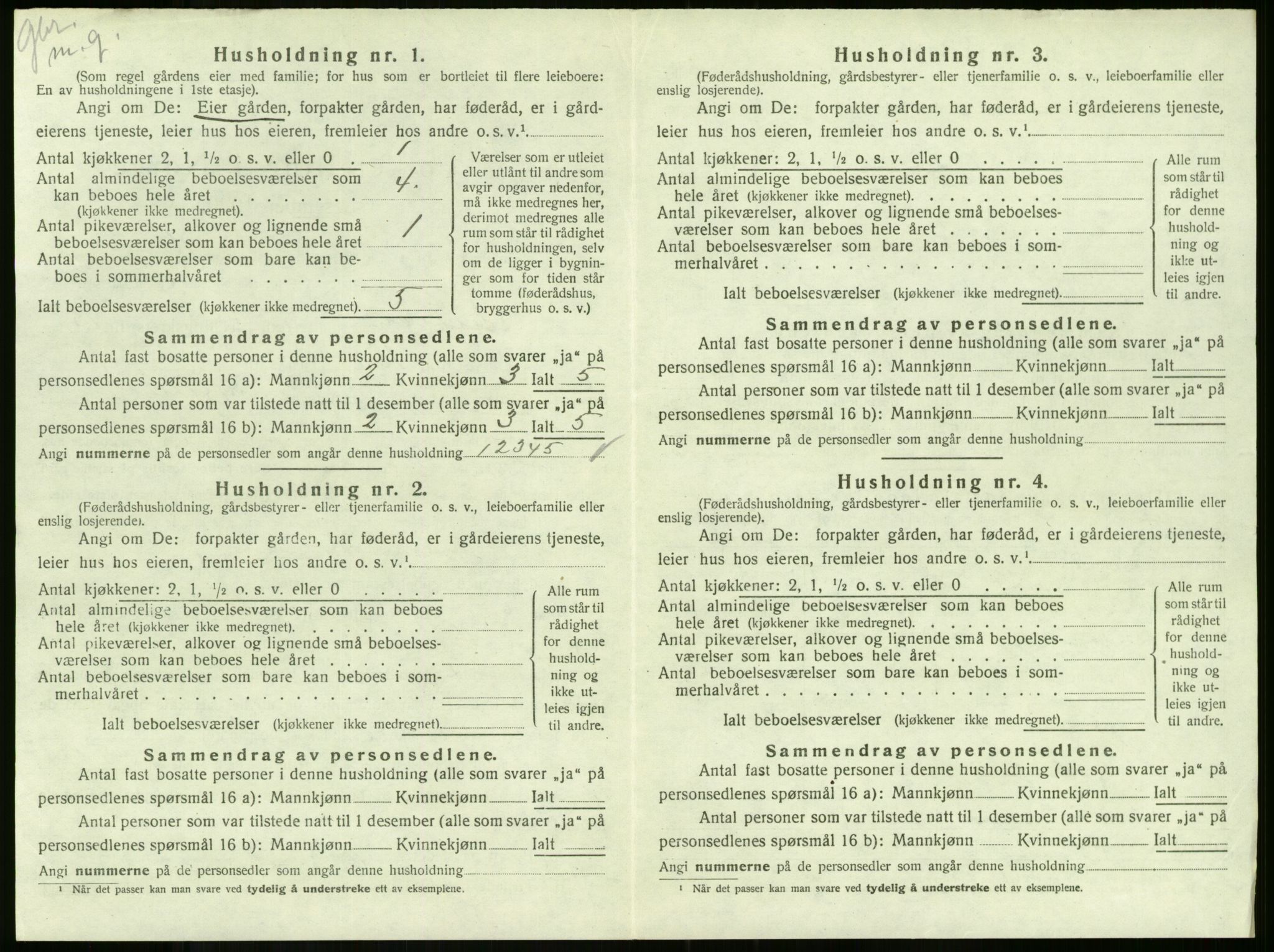 SAKO, Folketelling 1920 for 0719 Andebu herred, 1920, s. 870