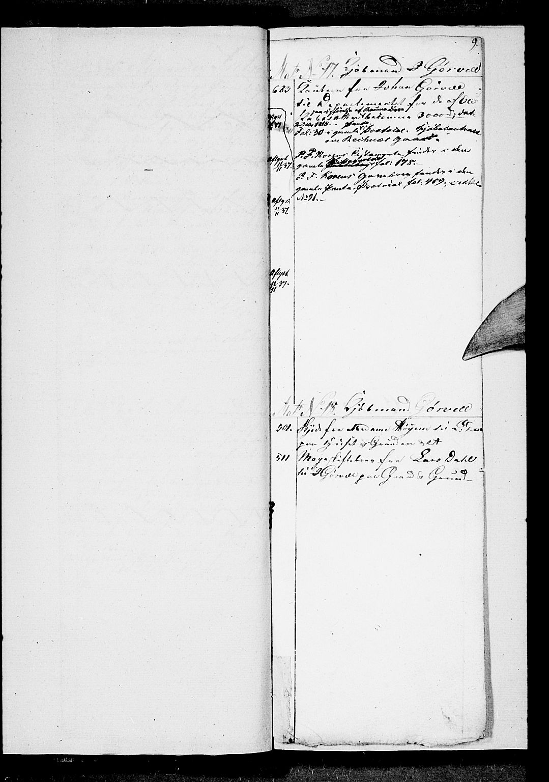 Molde byfogd, SAT/A-0025/2/2A/L0001: Panteregister nr. 1, 1790-1823, s. 9