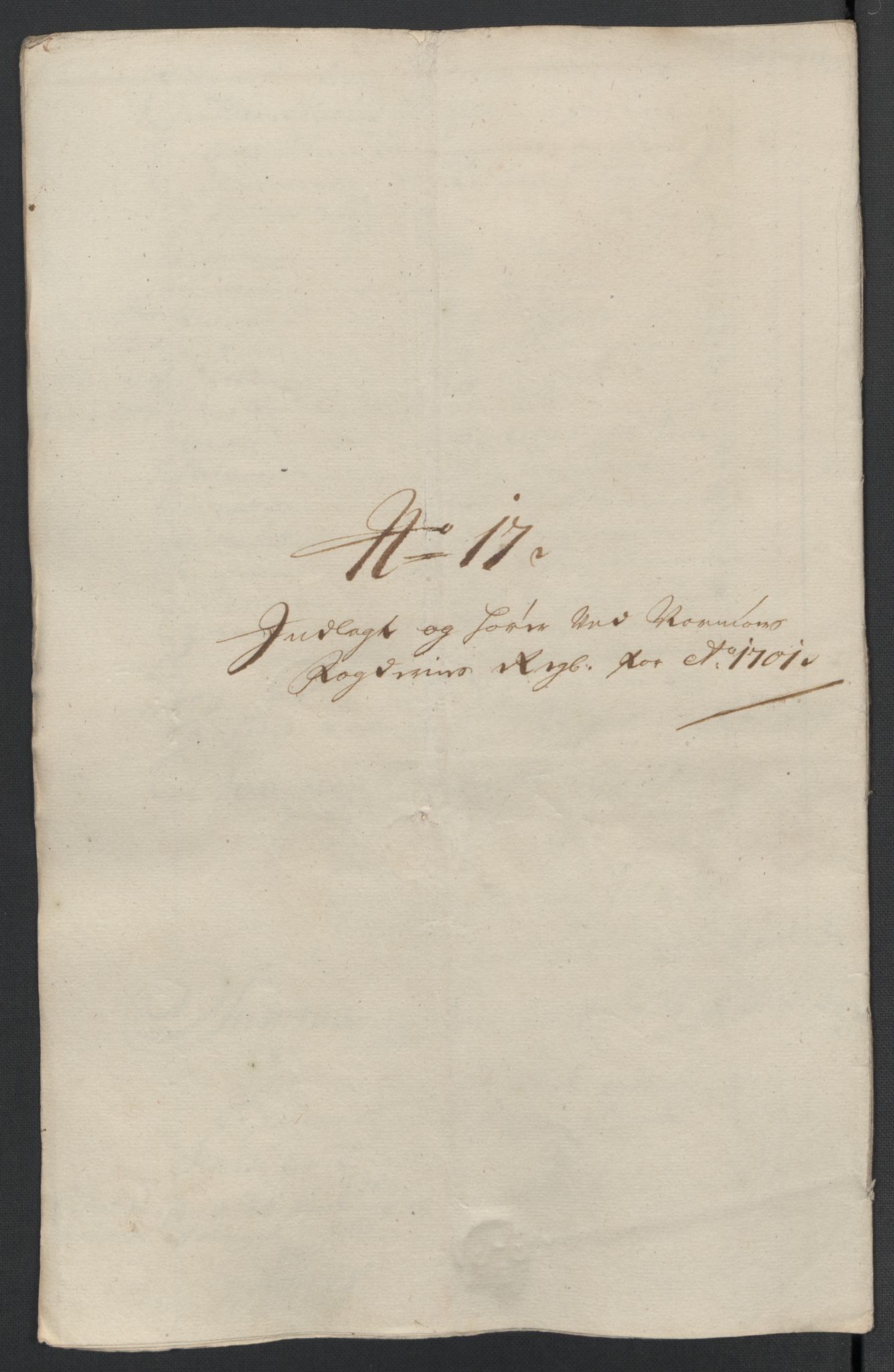 Rentekammeret inntil 1814, Reviderte regnskaper, Fogderegnskap, RA/EA-4092/R56/L3739: Fogderegnskap Nordmøre, 1700-1702, s. 280