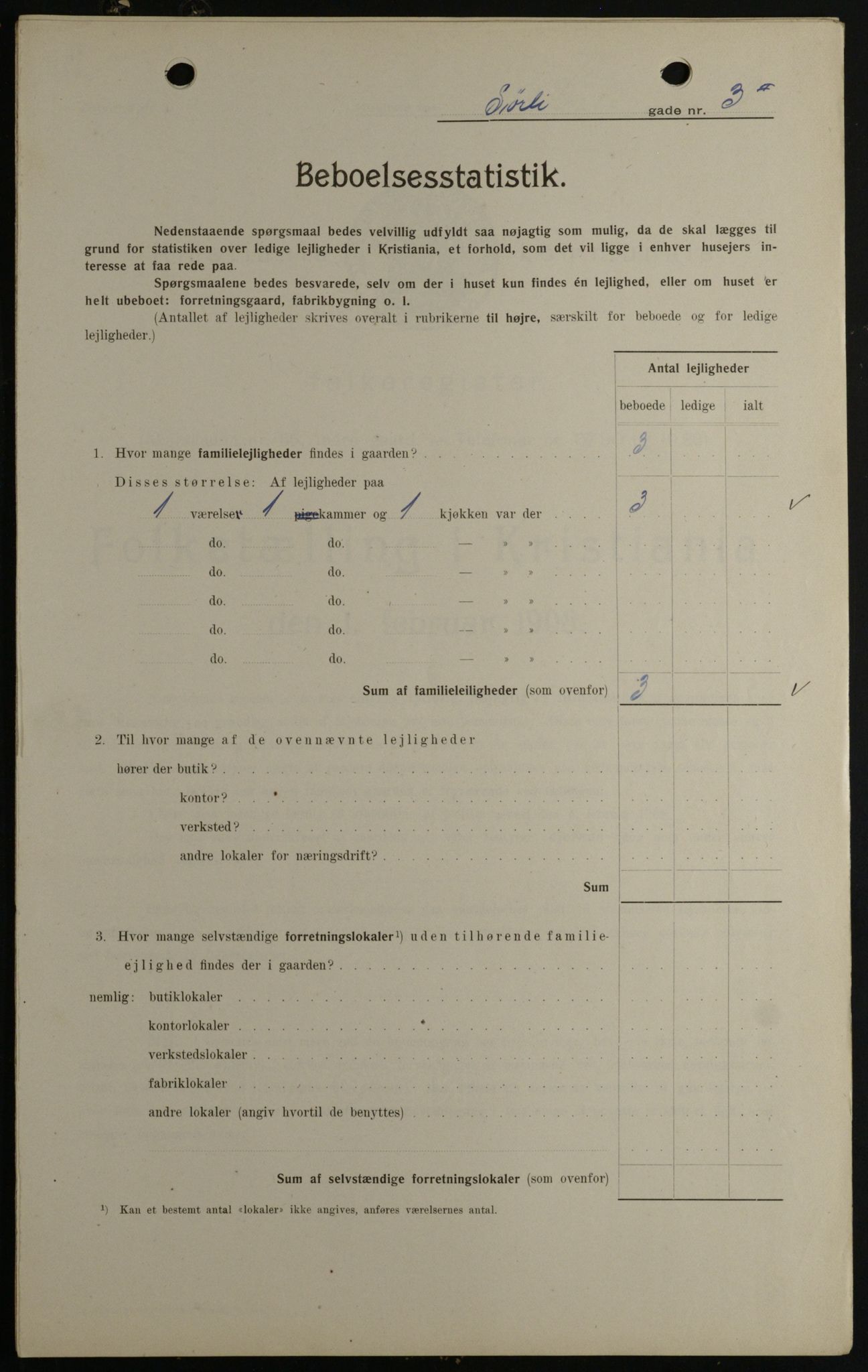 OBA, Kommunal folketelling 1.2.1908 for Kristiania kjøpstad, 1908, s. 95660