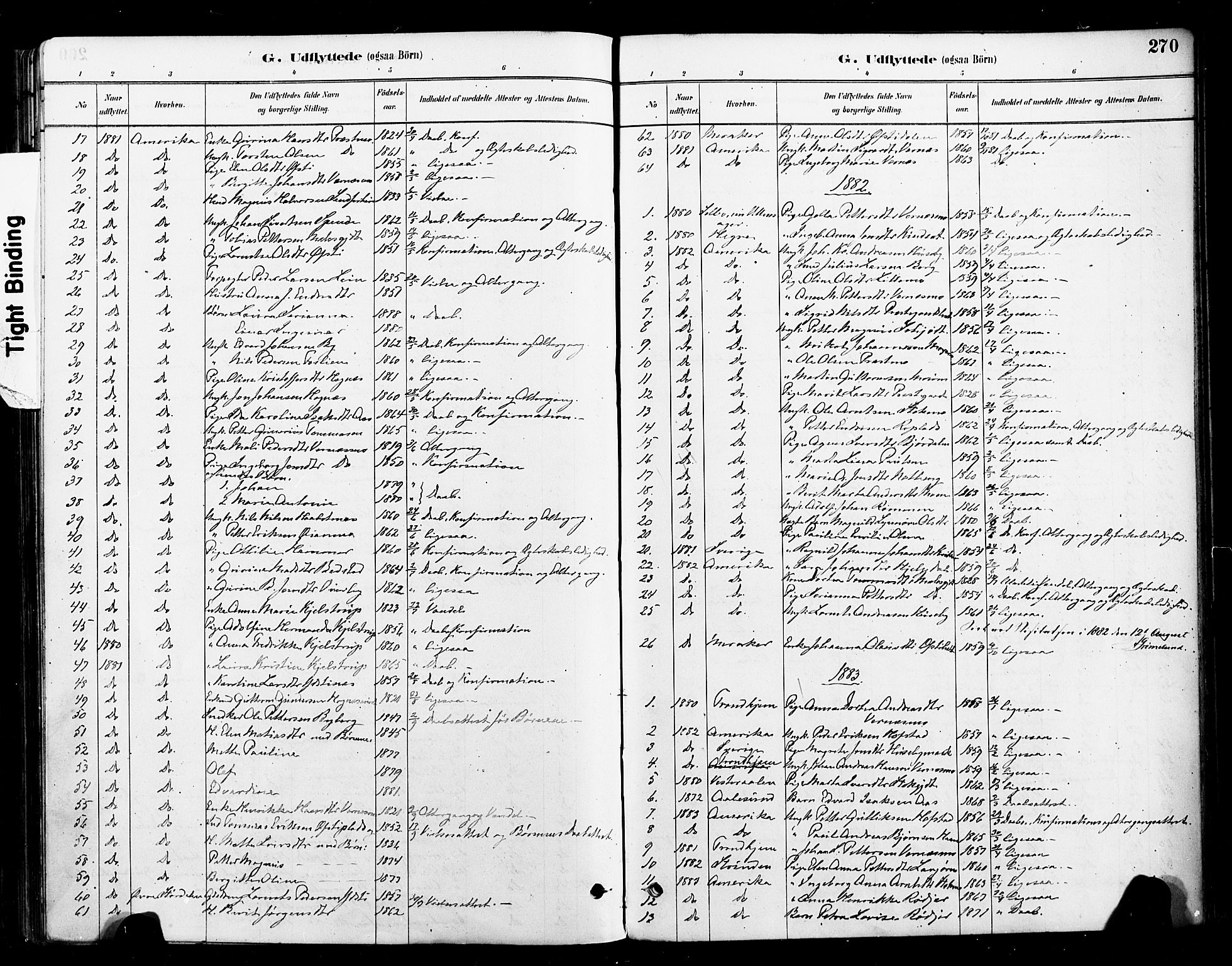 Ministerialprotokoller, klokkerbøker og fødselsregistre - Nord-Trøndelag, SAT/A-1458/709/L0077: Ministerialbok nr. 709A17, 1880-1895, s. 270