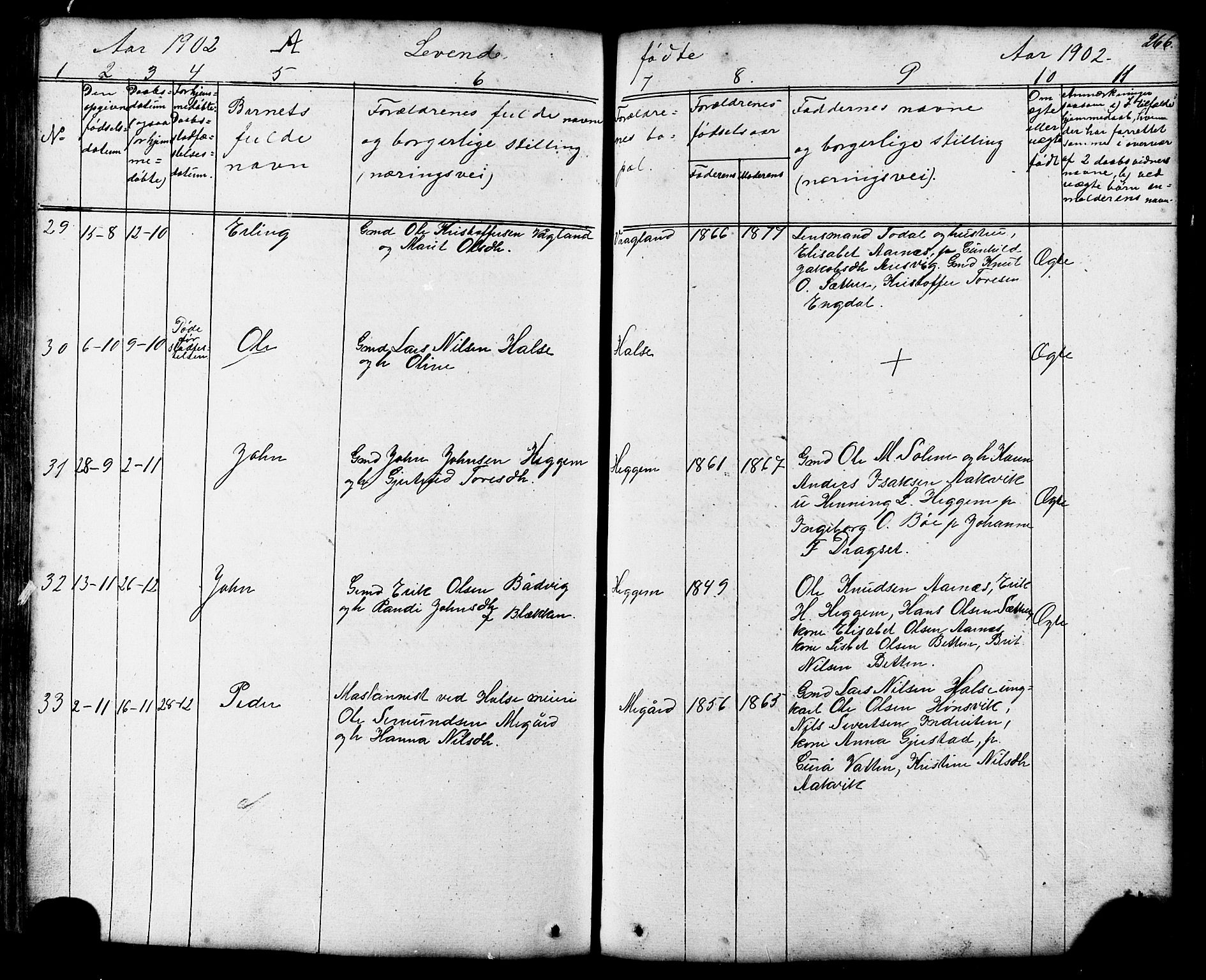 Ministerialprotokoller, klokkerbøker og fødselsregistre - Møre og Romsdal, AV/SAT-A-1454/576/L0890: Klokkerbok nr. 576C01, 1837-1908, s. 266