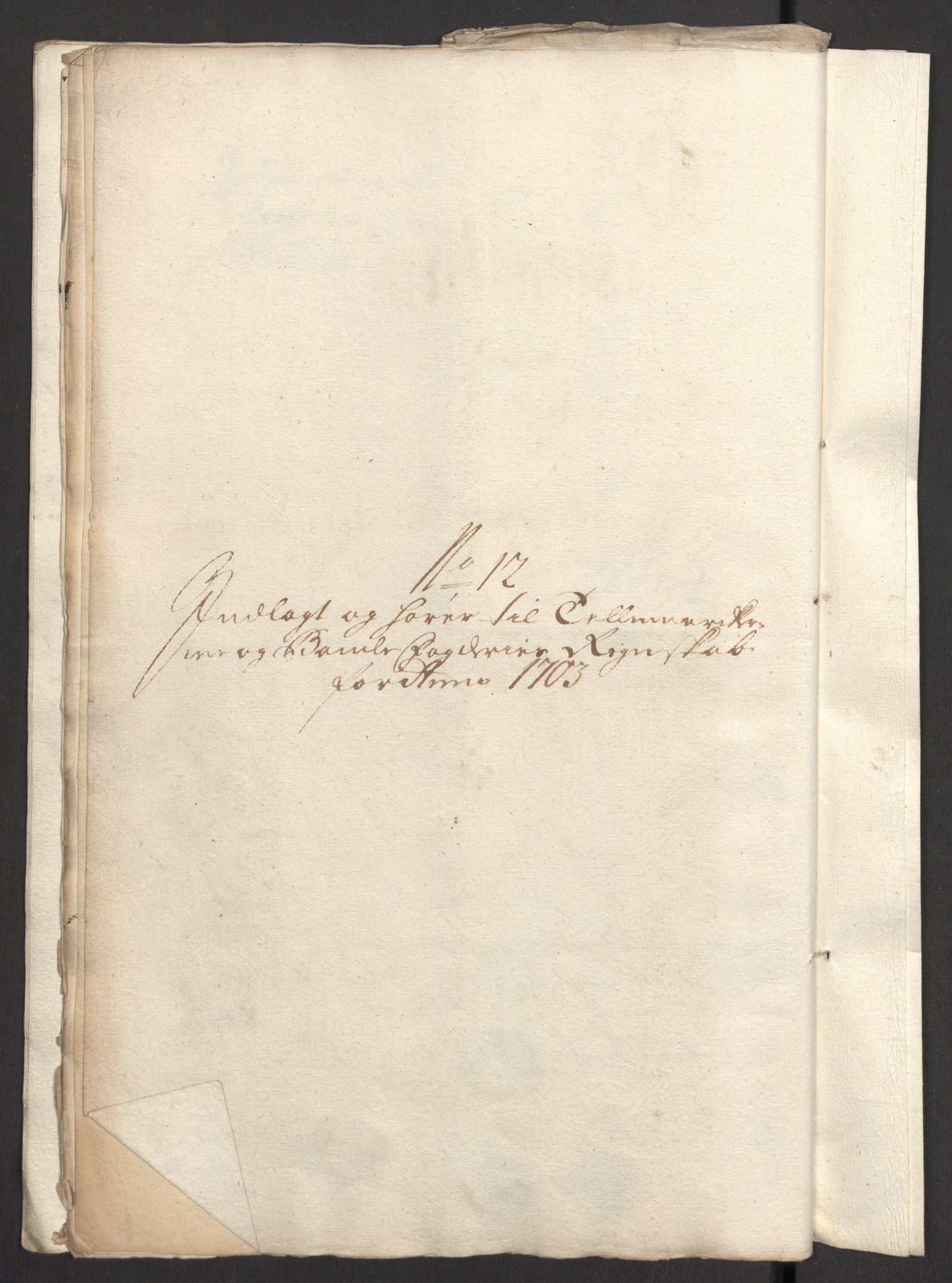 Rentekammeret inntil 1814, Reviderte regnskaper, Fogderegnskap, AV/RA-EA-4092/R36/L2109: Fogderegnskap Øvre og Nedre Telemark og Bamble, 1703, s. 260