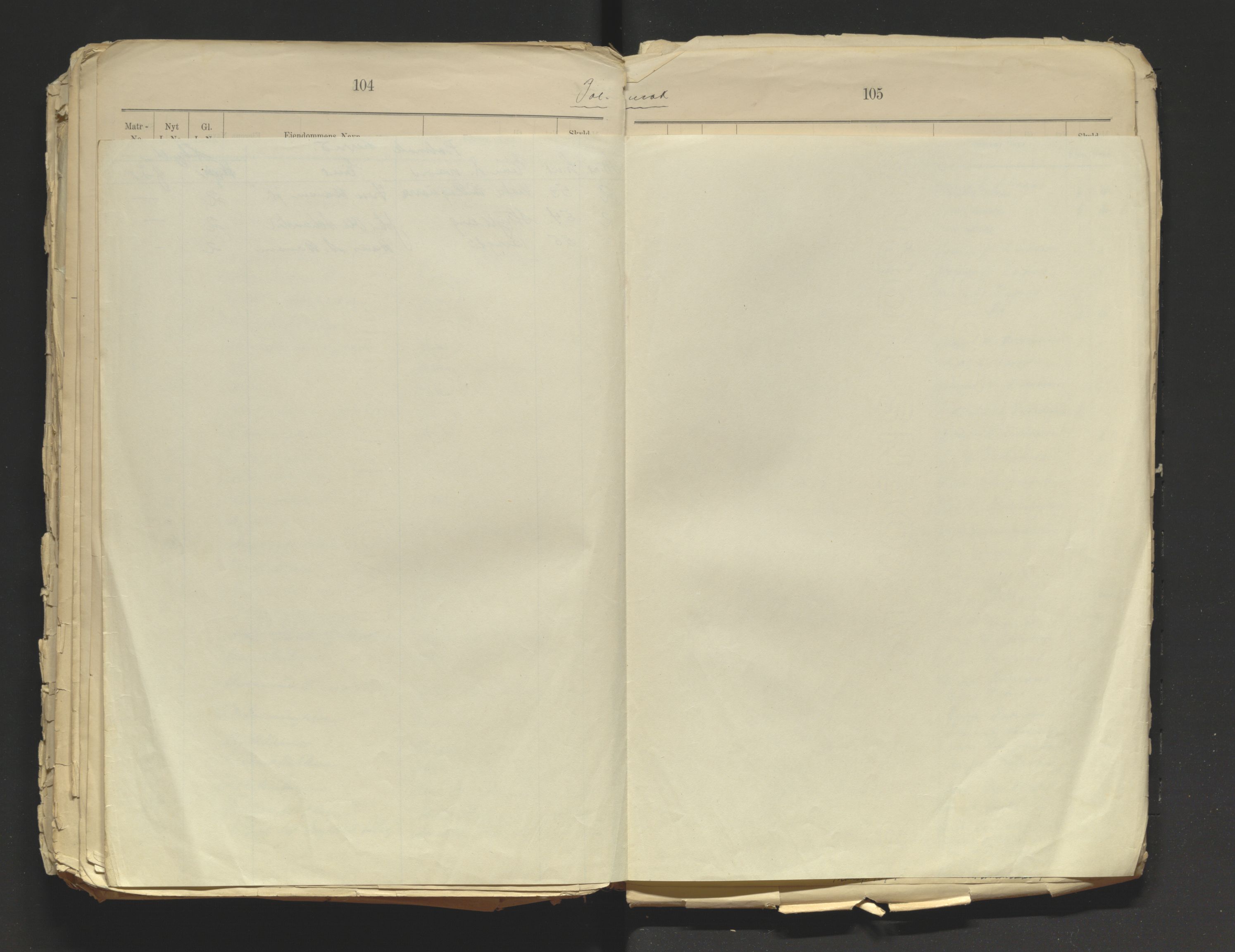Tana fogderi/sorenskriveri, AV/SATØ-S-0058/I/Ip/L0254/0001: -- / Annet om tinglysing. Matrikkel, Tana sorenskriveri., 1884
