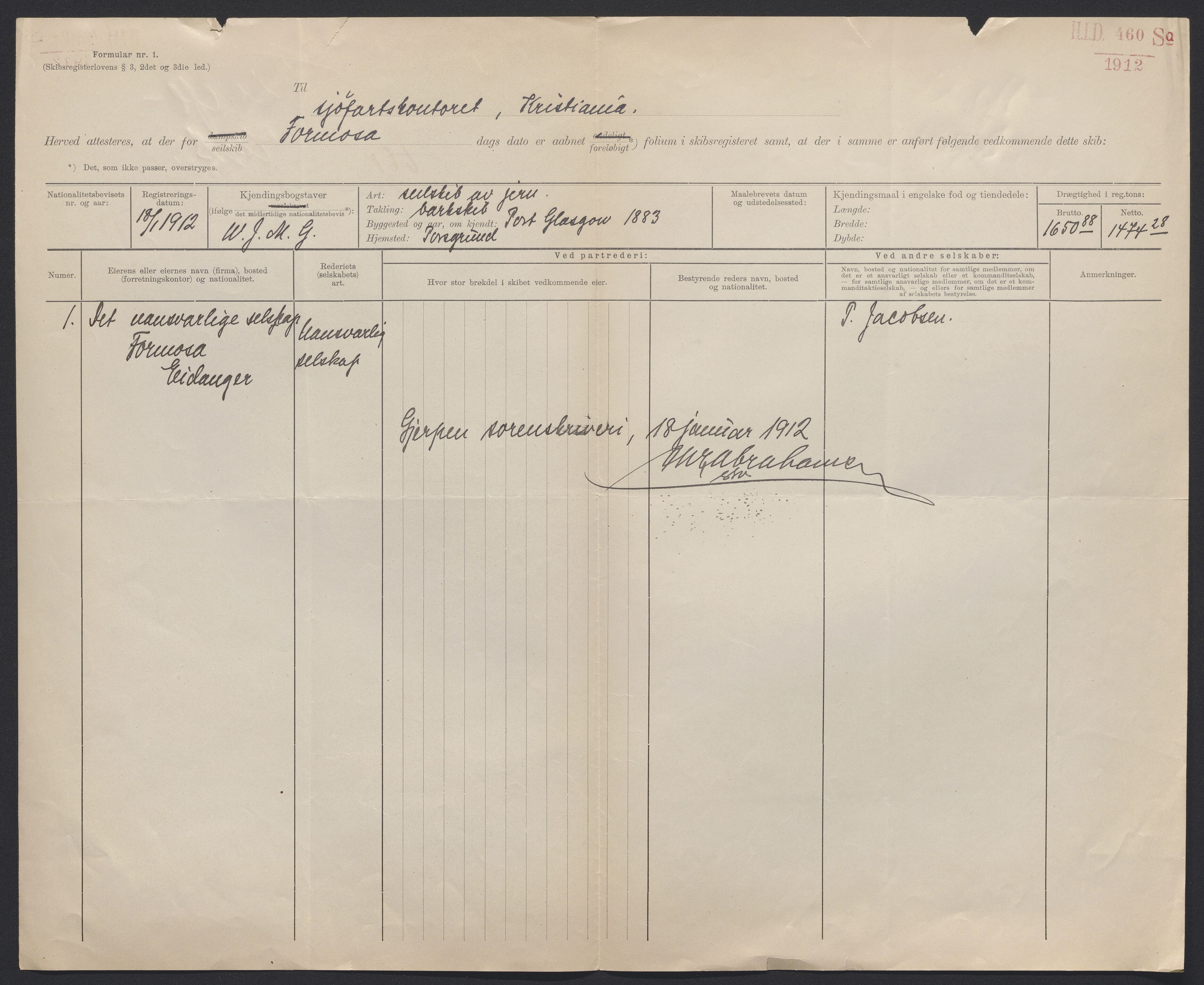 Sjøfartsdirektoratet med forløpere, skipsmapper slettede skip, AV/RA-S-4998/F/Fa/L0359: --, 1870-1933, s. 377