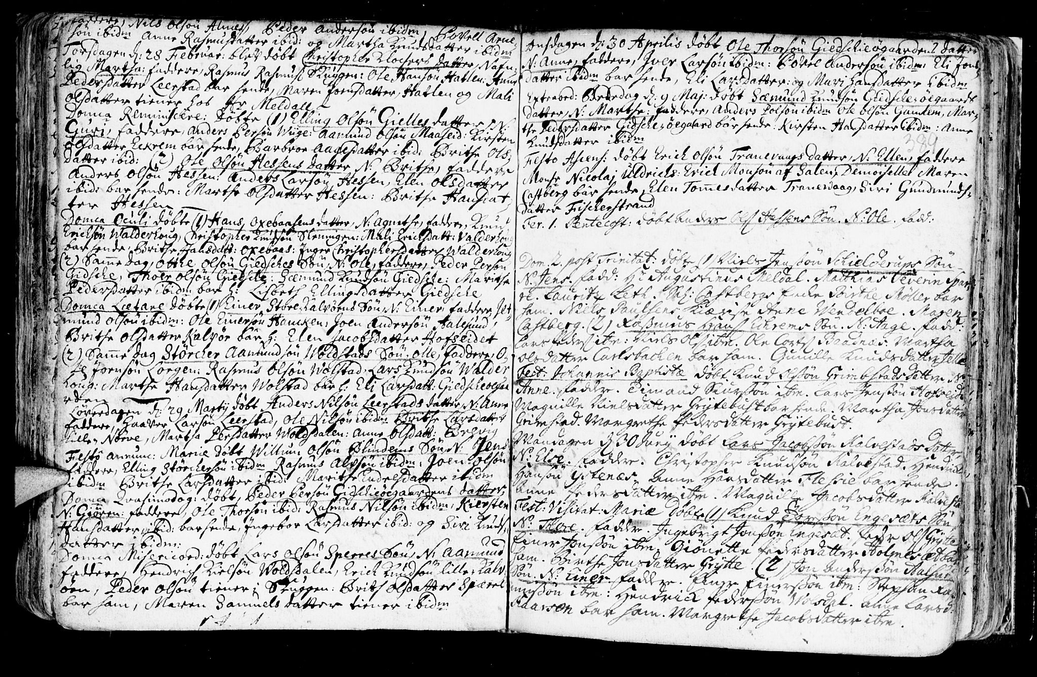 Ministerialprotokoller, klokkerbøker og fødselsregistre - Møre og Romsdal, AV/SAT-A-1454/528/L0390: Ministerialbok nr. 528A01, 1698-1739, s. 388-389