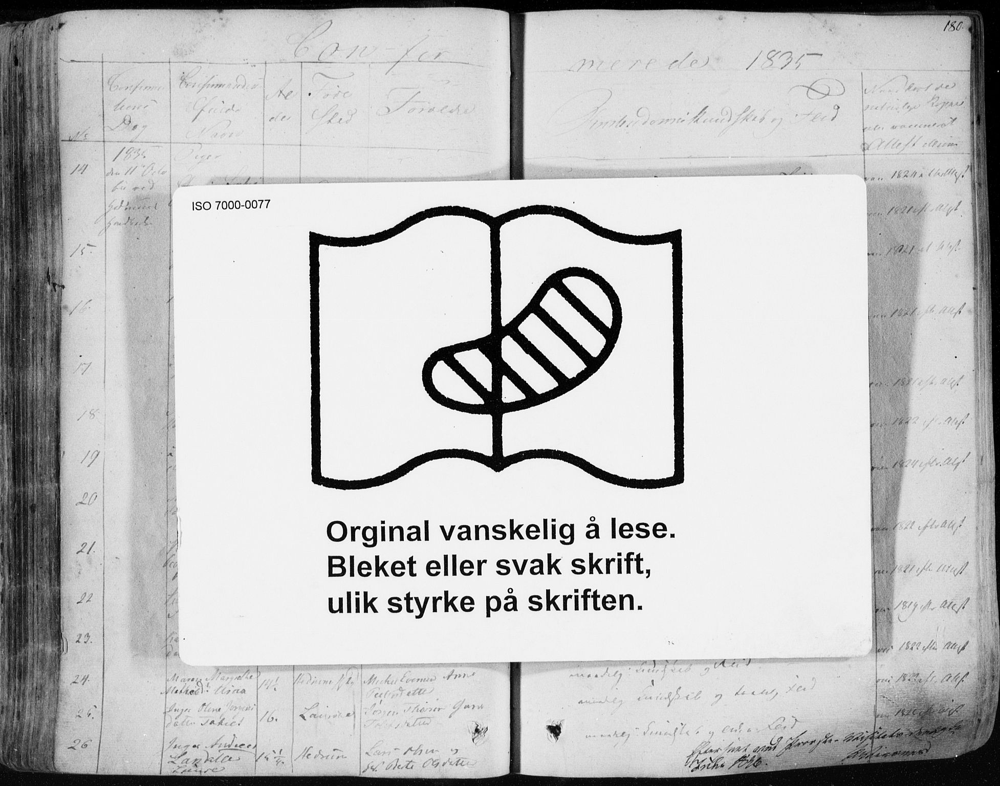 Hedrum kirkebøker, AV/SAKO-A-344/F/Fa/L0005: Ministerialbok nr. I 5, 1835-1848, s. 180