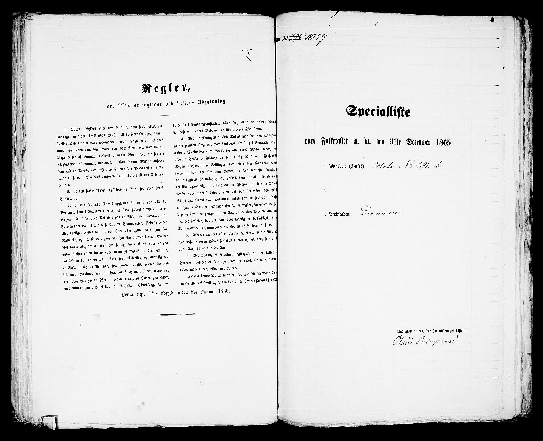 RA, Folketelling 1865 for 0602bP Strømsø prestegjeld i Drammen kjøpstad, 1865, s. 944