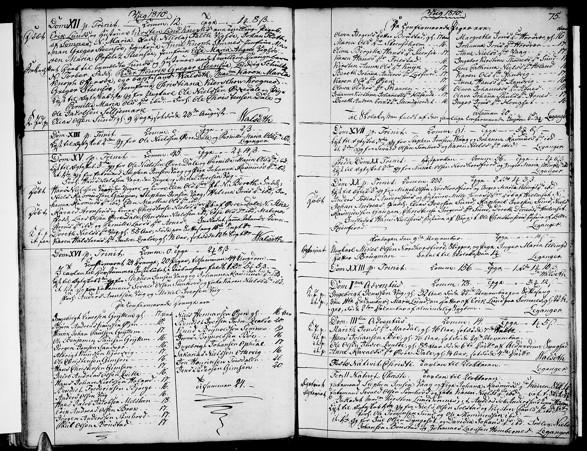 Ministerialprotokoller, klokkerbøker og fødselsregistre - Nordland, AV/SAT-A-1459/812/L0174: Ministerialbok nr. 812A03, 1801-1819, s. 75