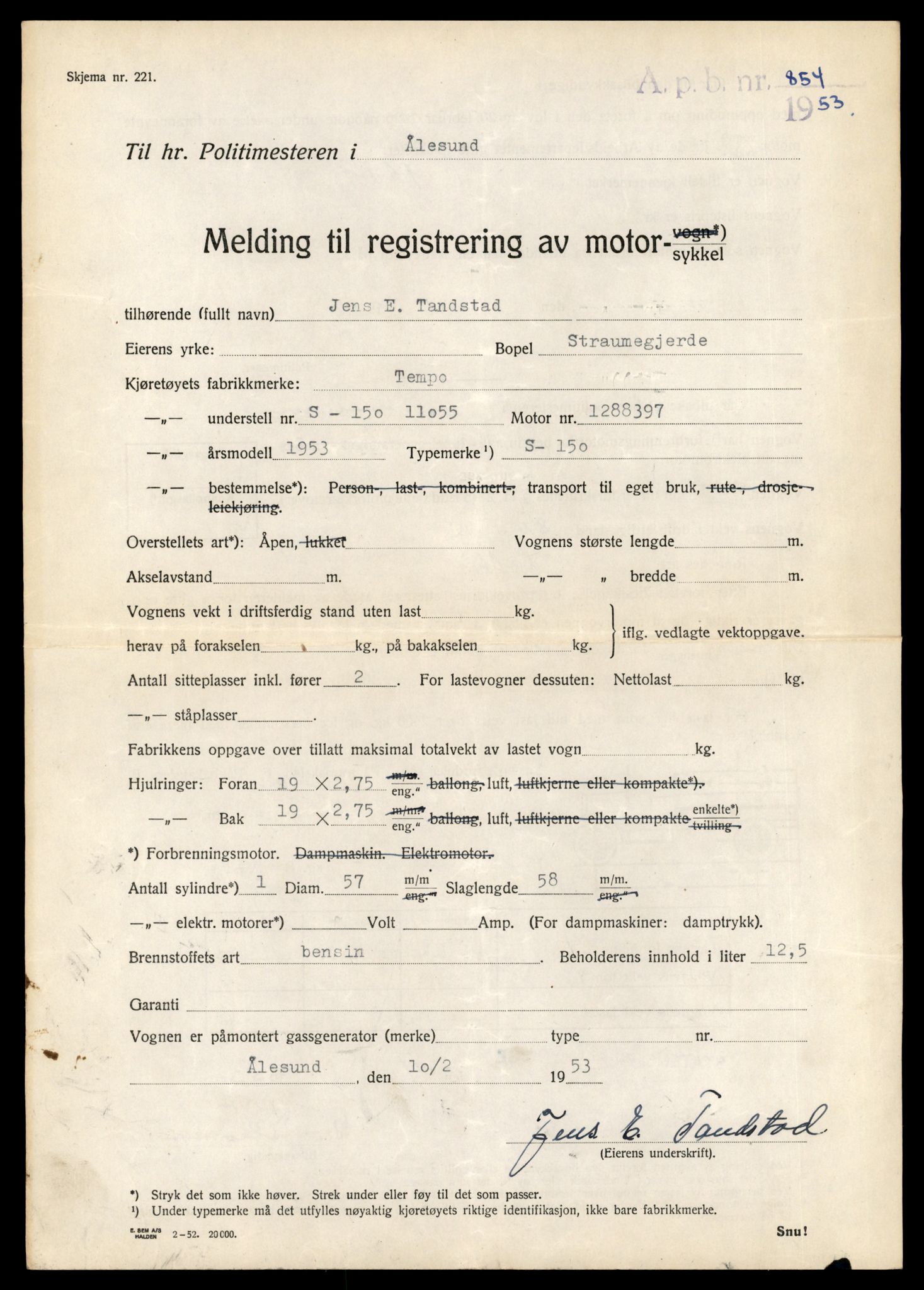 Møre og Romsdal vegkontor - Ålesund trafikkstasjon, AV/SAT-A-4099/F/Fe/L0031: Registreringskort for kjøretøy T 11800 - T 11996, 1927-1998, s. 1687