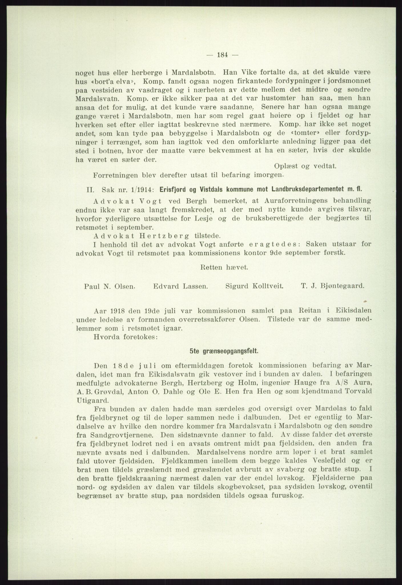 Høyfjellskommisjonen, AV/RA-S-1546/X/Xa/L0001: Nr. 1-33, 1909-1953, s. 2125