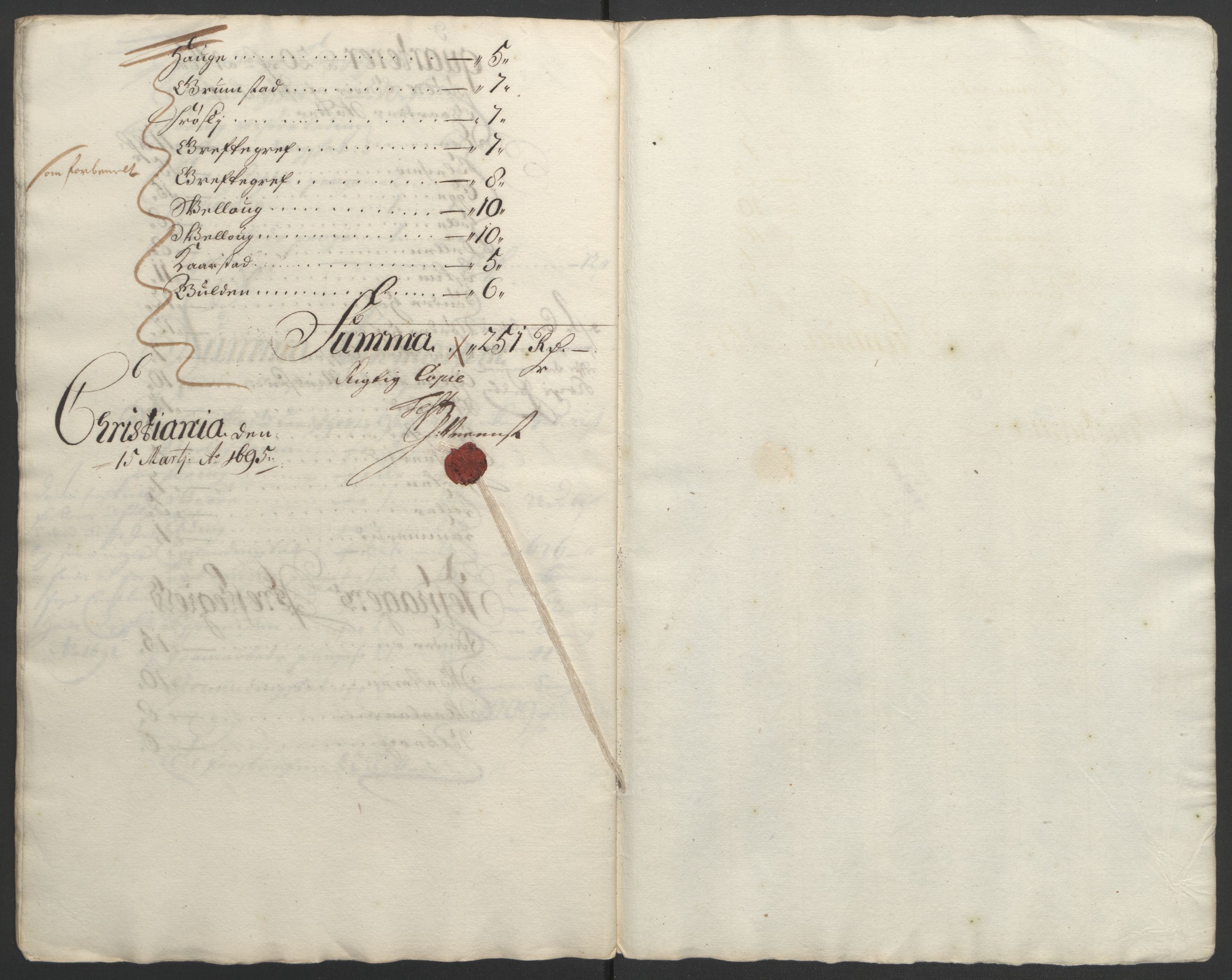 Rentekammeret inntil 1814, Reviderte regnskaper, Fogderegnskap, RA/EA-4092/R18/L1292: Fogderegnskap Hadeland, Toten og Valdres, 1693-1694, s. 412