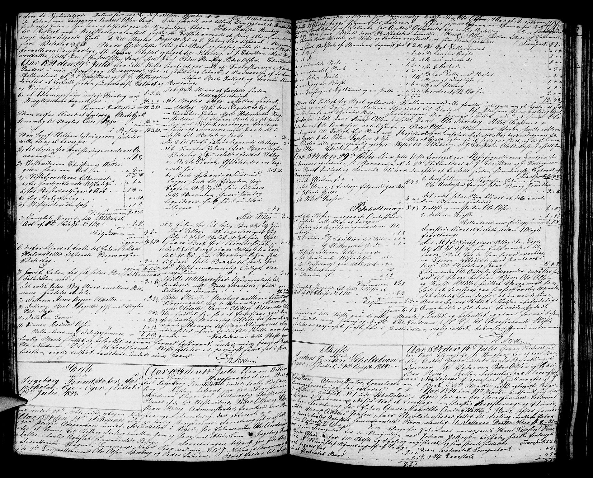 Eiker, Modum og Sigdal sorenskriveri, SAKO/A-123/H/Hb/Hba/L0021: Skifteprotokoll, 1819-1828, s. 405b-406a