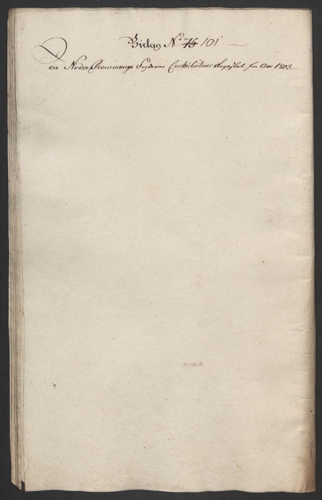 Rentekammeret inntil 1814, Reviderte regnskaper, Fogderegnskap, RA/EA-4092/R11/L0679: Fogderegnskap Nedre Romerike, 1803, s. 303