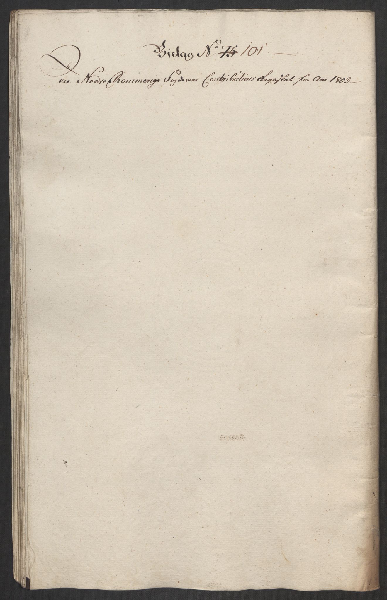 Rentekammeret inntil 1814, Reviderte regnskaper, Fogderegnskap, AV/RA-EA-4092/R11/L0679: Fogderegnskap Nedre Romerike, 1803, s. 303