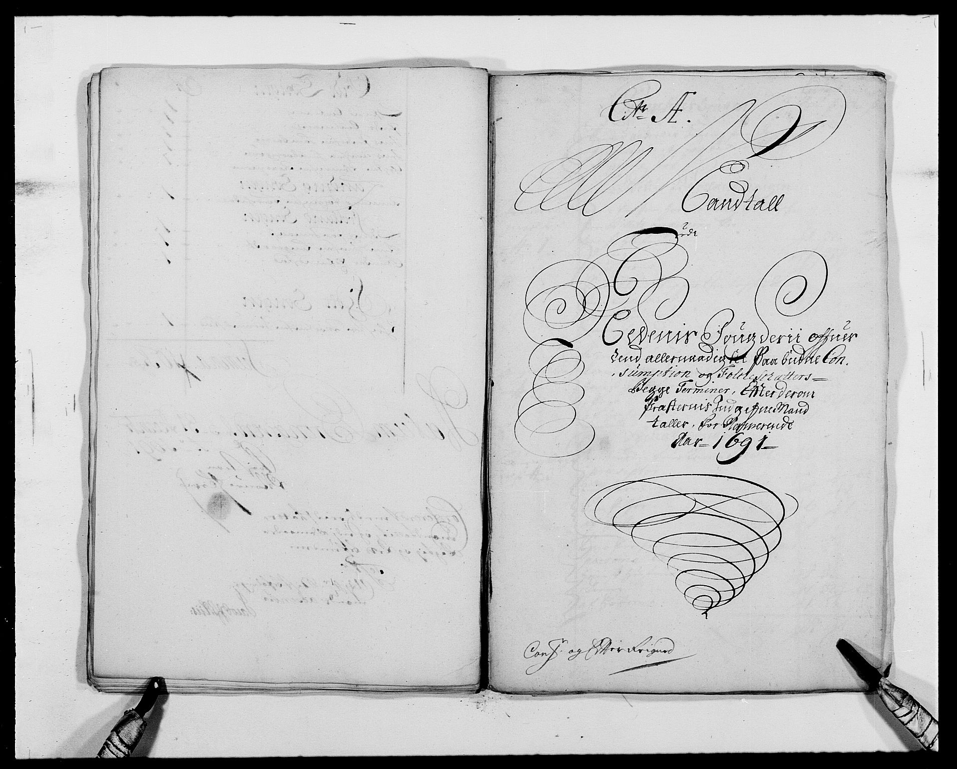 Rentekammeret inntil 1814, Reviderte regnskaper, Fogderegnskap, AV/RA-EA-4092/R39/L2311: Fogderegnskap Nedenes, 1690-1692, s. 101