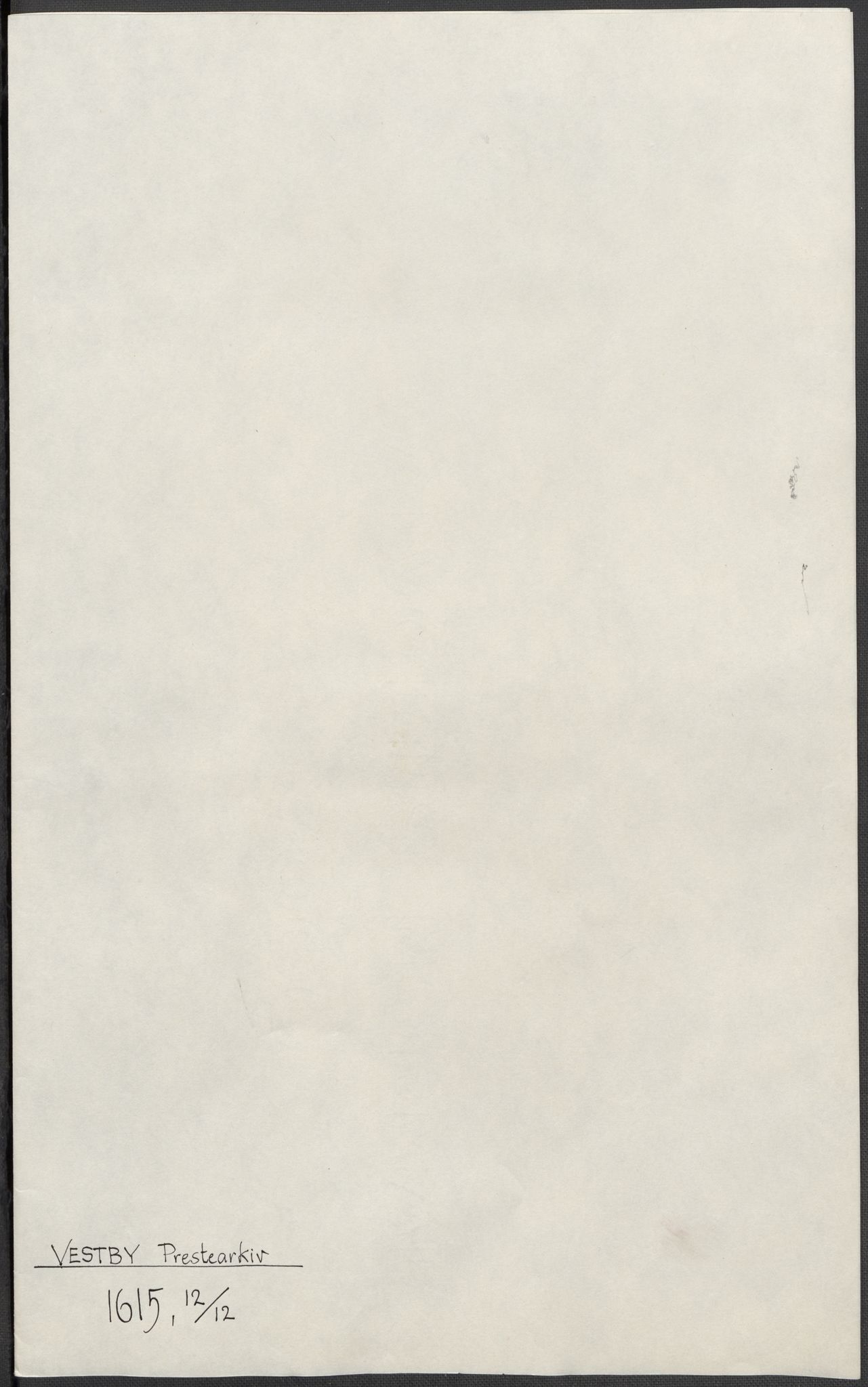 Riksarkivets diplomsamling, RA/EA-5965/F15/L0006: Prestearkiv - Akershus, 1593-1865, s. 192