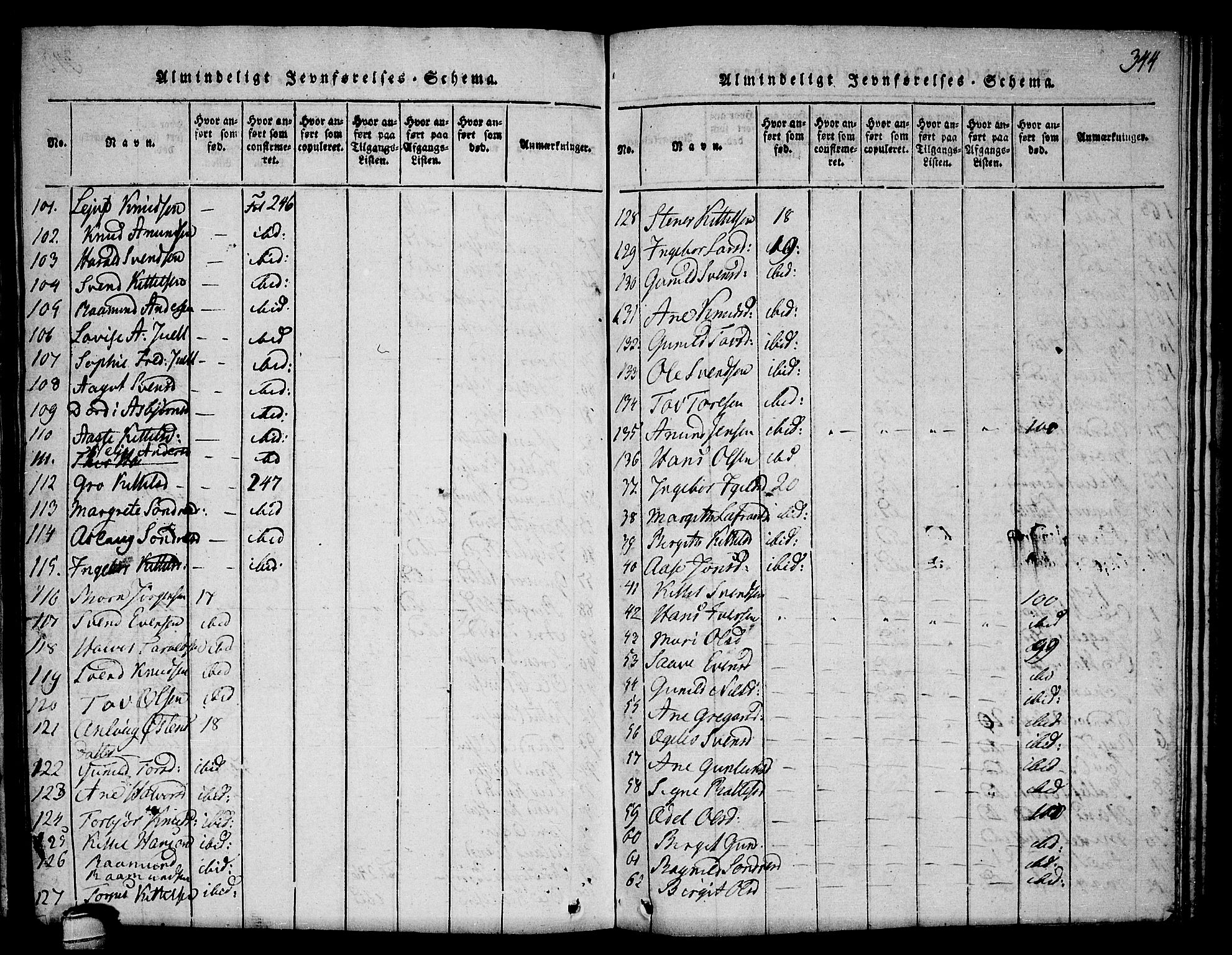 Seljord kirkebøker, SAKO/A-20/F/Fa/L0010: Ministerialbok nr. I 10, 1815-1831, s. 344