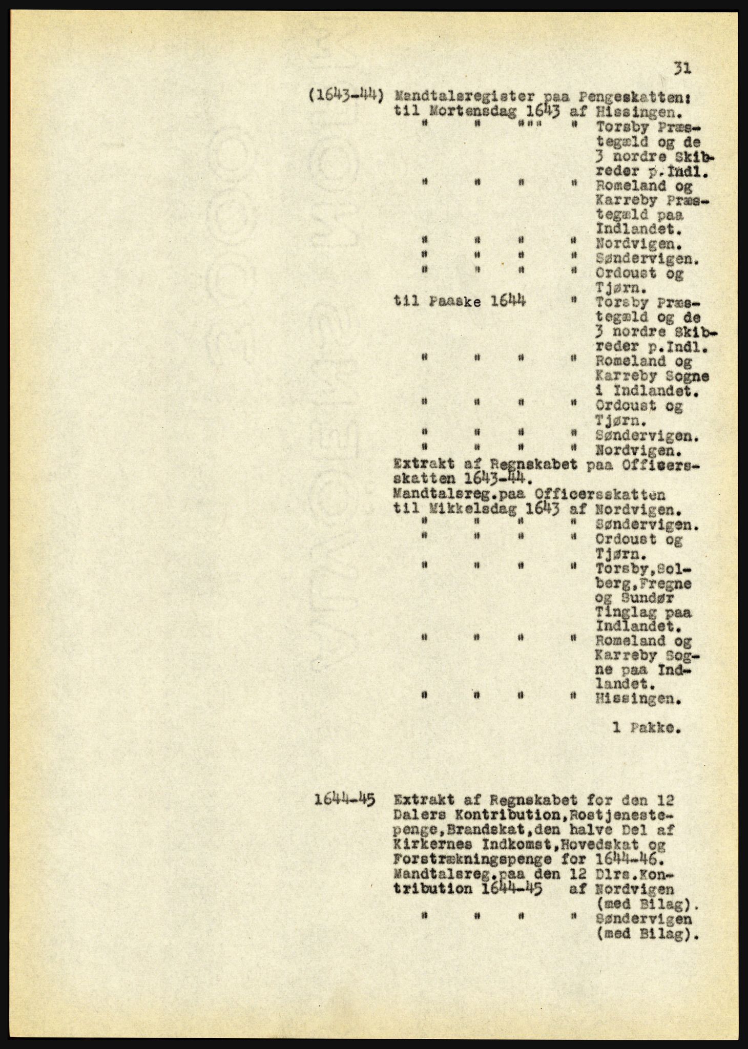 Riksarkivet, Seksjon for eldre arkiv og spesialsamlinger, AV/RA-EA-6797/H/Ha, 1953, s. 31