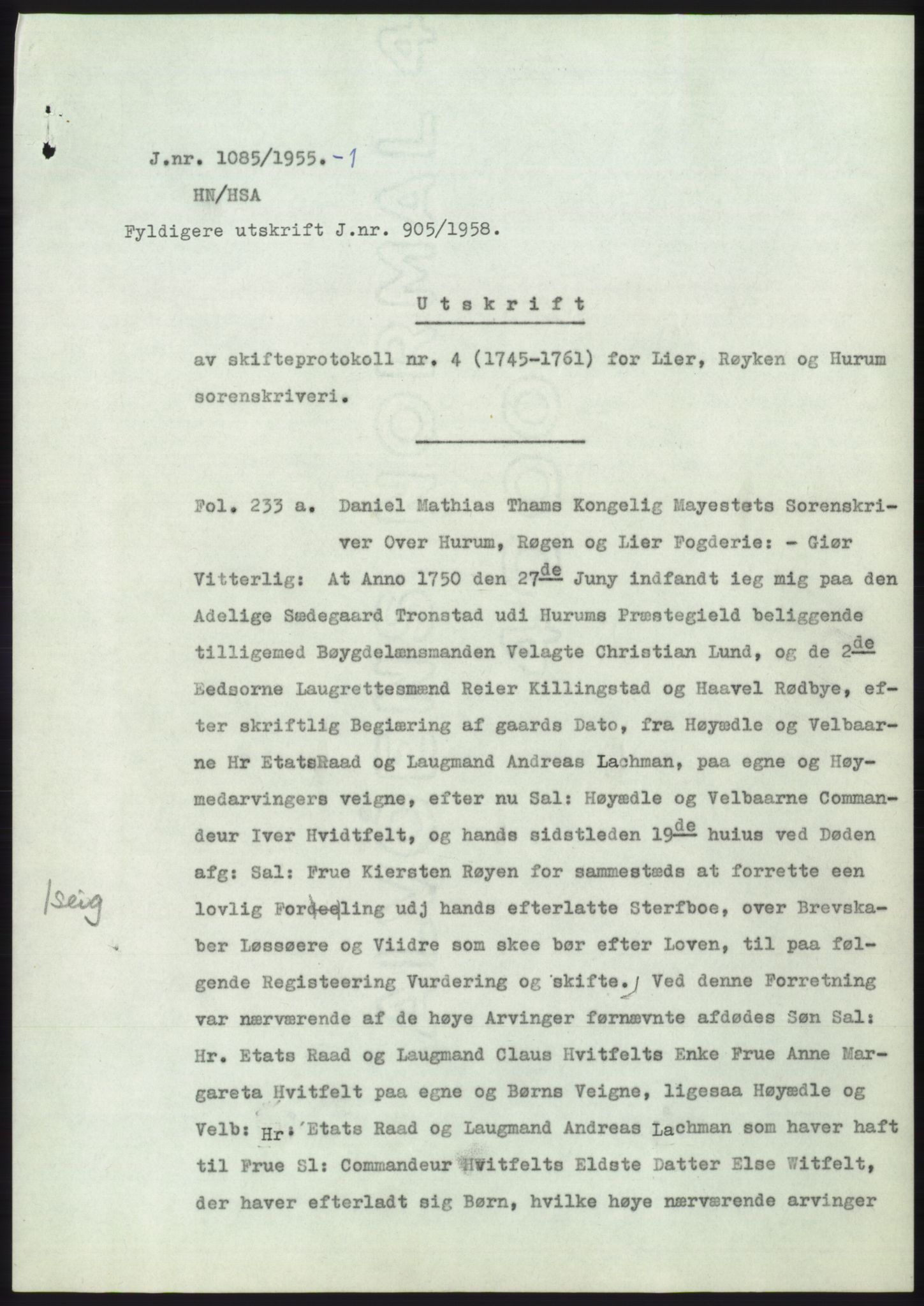 Statsarkivet i Kongsberg, SAKO/A-0001, 1955, s. 331