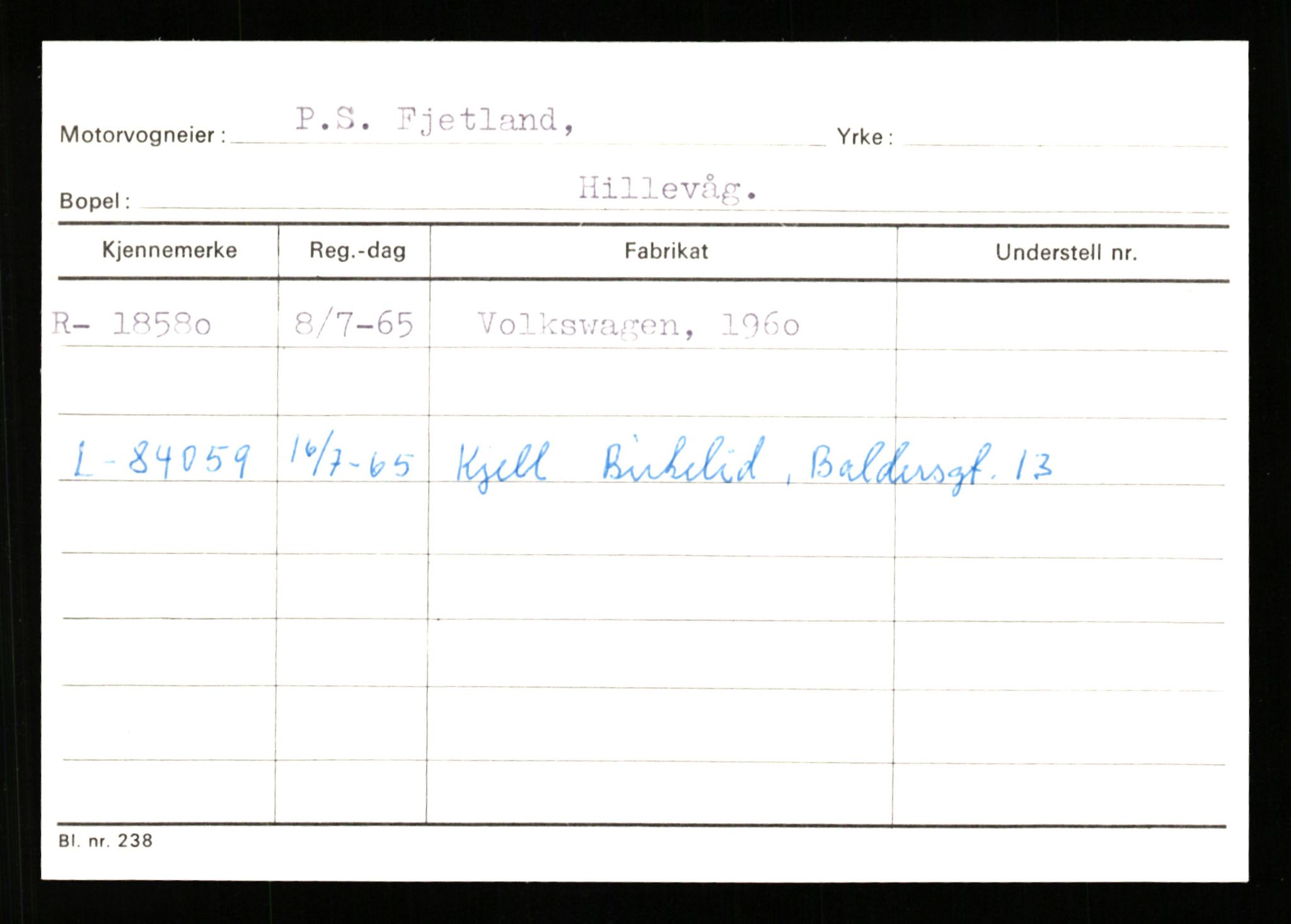 Stavanger trafikkstasjon, AV/SAST-A-101942/0/G/L0004: Registreringsnummer: 15497 - 22957, 1930-1971, s. 1361