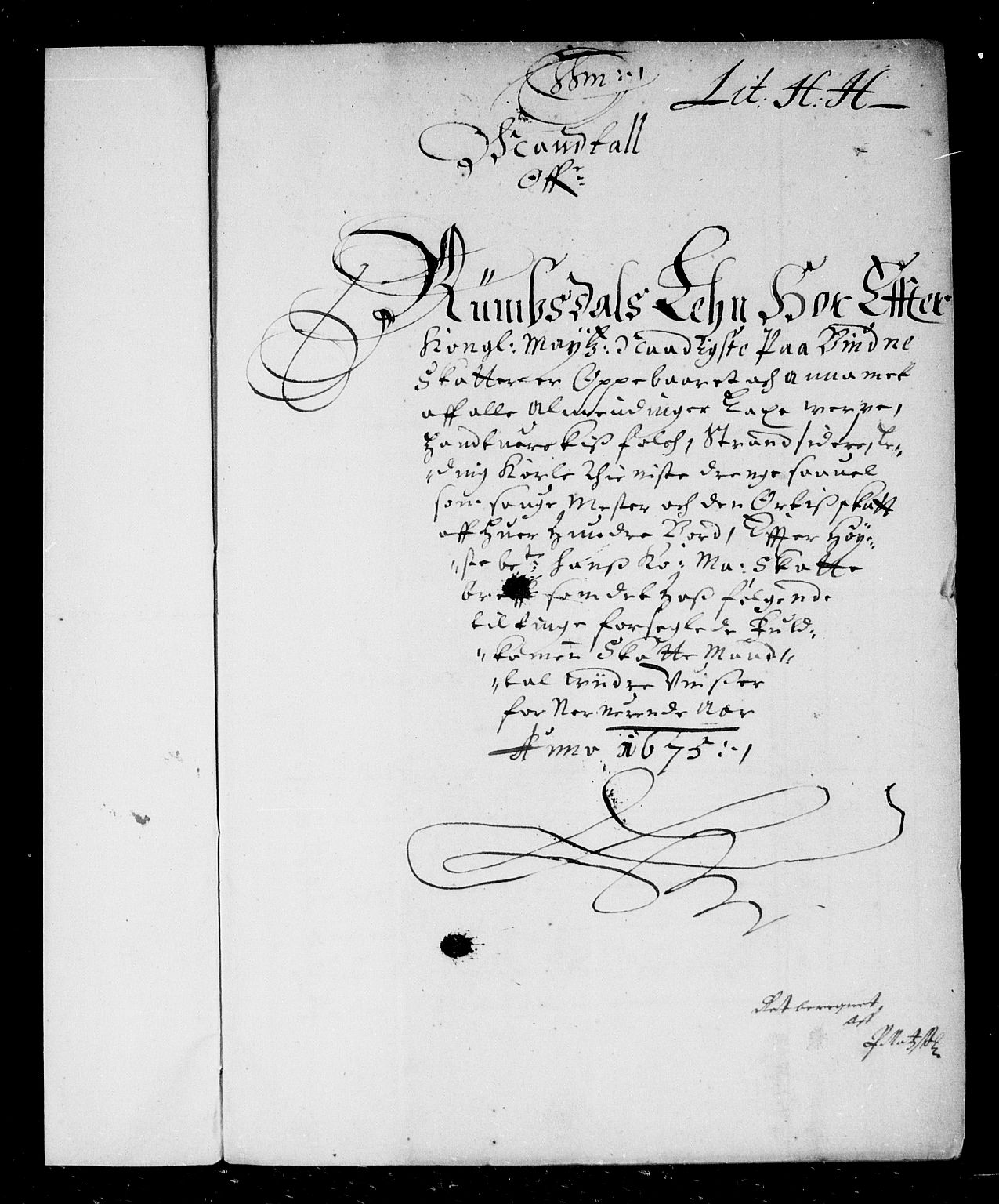 Rentekammeret inntil 1814, Reviderte regnskaper, Stiftamtstueregnskaper, Trondheim stiftamt og Nordland amt, RA/EA-6044/R/Rd/L0042: Trondheim stiftamt, 1670-1675